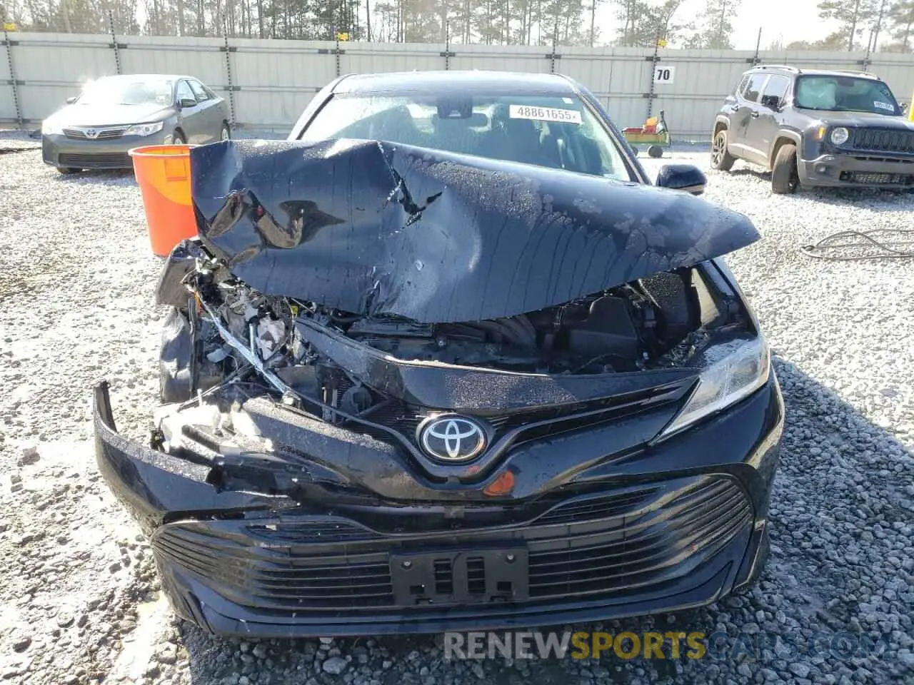 5 fotografías del automóvil dañado 4T1C11BK2LU019480 TOYOTA CAMRY 2020
