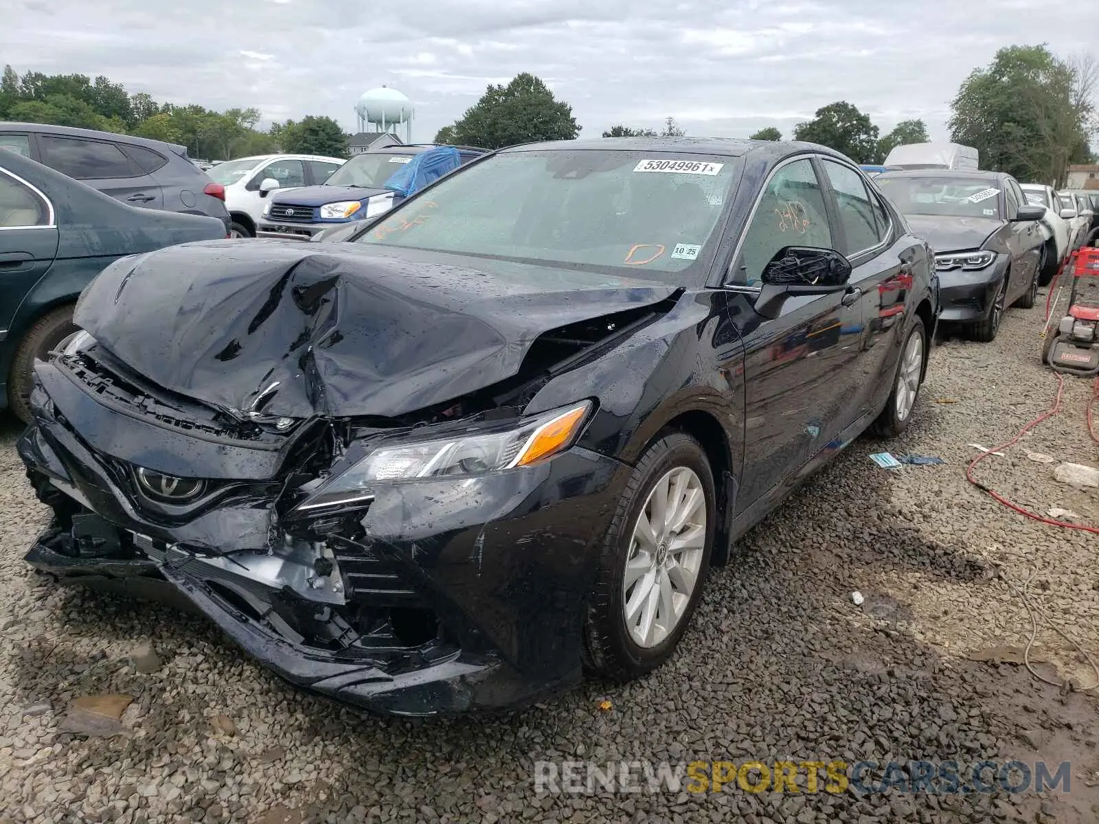 2 fotografías del automóvil dañado 4T1C11BK4LU003412 TOYOTA CAMRY 2020