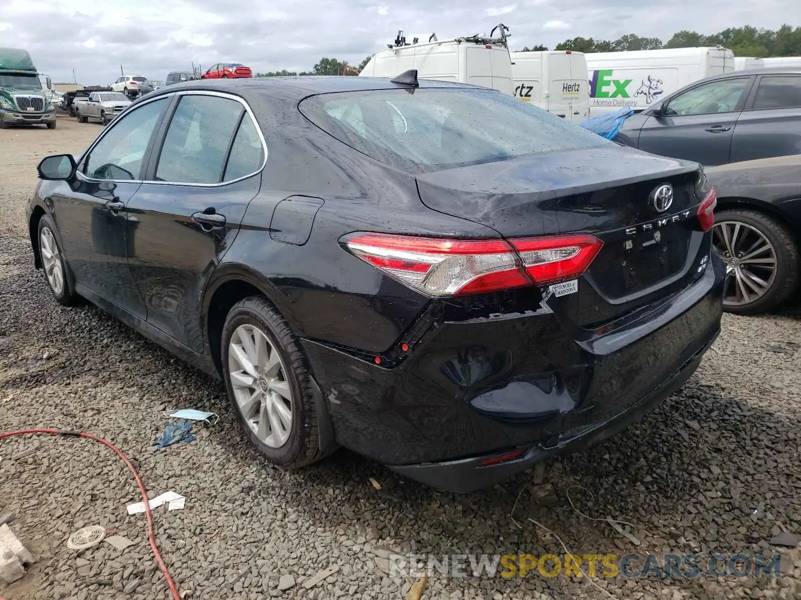 3 fotografías del automóvil dañado 4T1C11BK4LU003412 TOYOTA CAMRY 2020