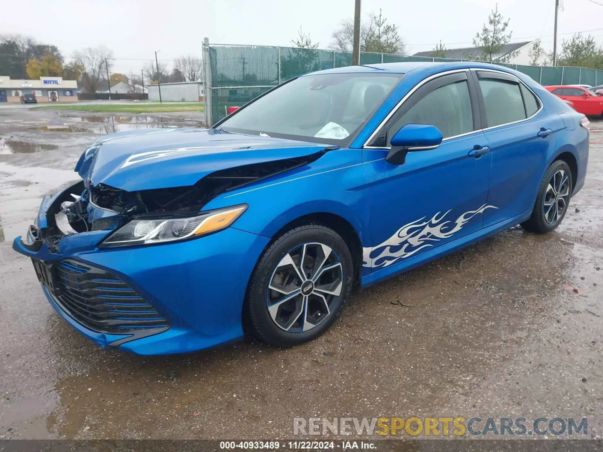 2 fotografías del automóvil dañado 4T1C11BK4LU016760 TOYOTA CAMRY 2020