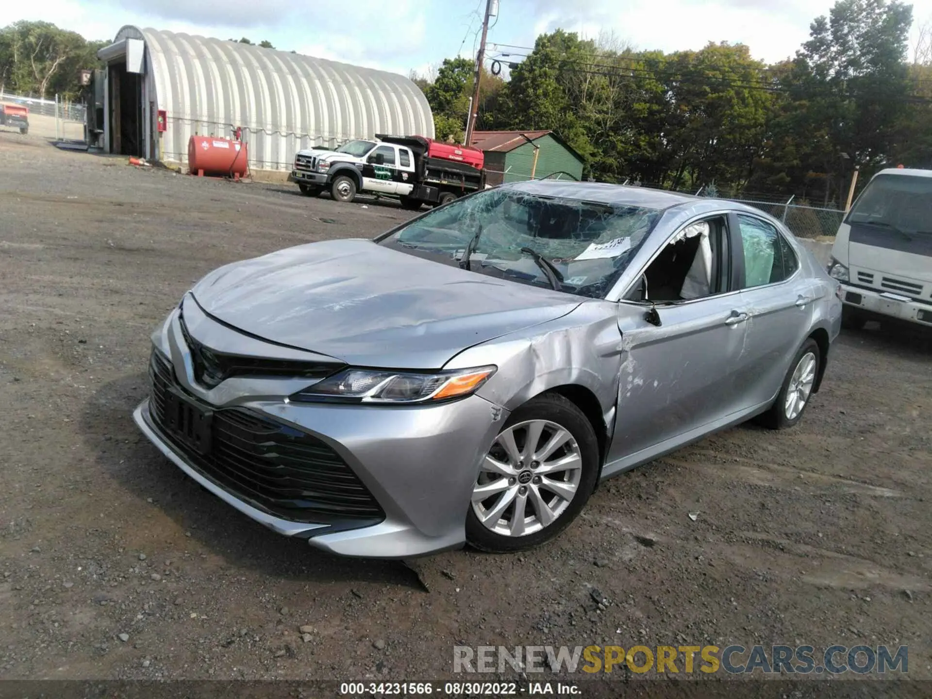 2 fotografías del automóvil dañado 4T1C11BK9LU005754 TOYOTA CAMRY 2020