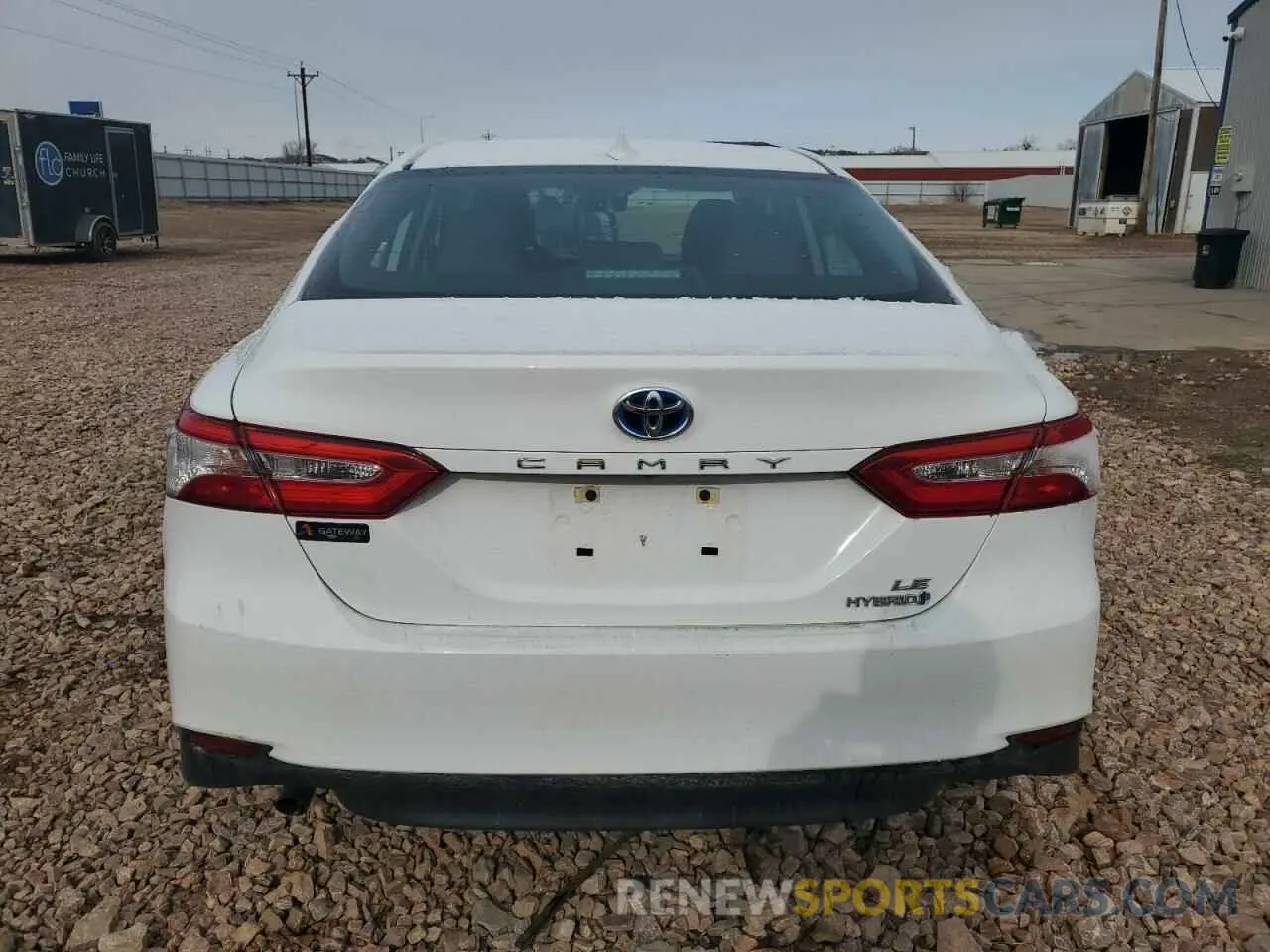 6 fotografías del automóvil dañado 4T1C31AK1LU018221 TOYOTA CAMRY 2020