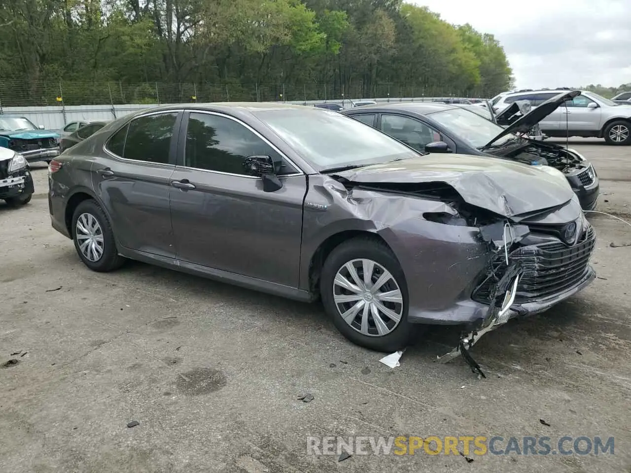 4 fotografías del automóvil dañado 4T1C31AK1LU539598 TOYOTA CAMRY 2020