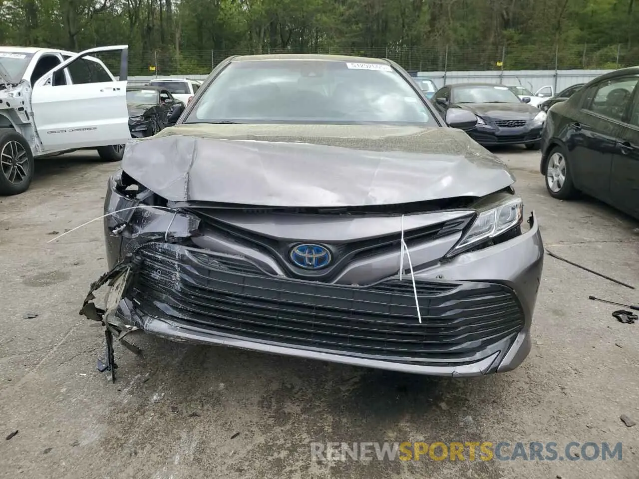 5 fotografías del automóvil dañado 4T1C31AK1LU539598 TOYOTA CAMRY 2020