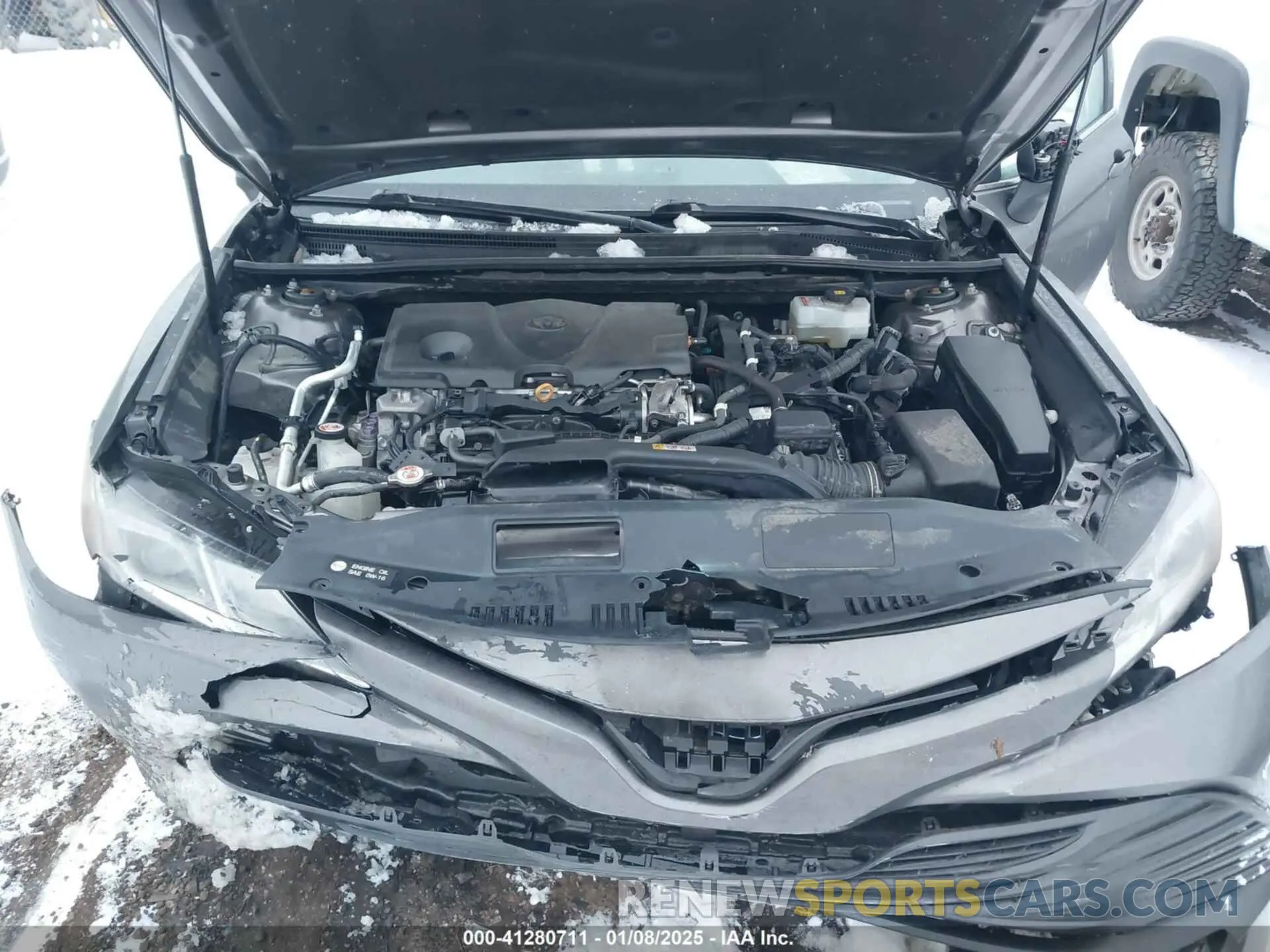 10 fotografías del automóvil dañado 4T1C31AK2LU527587 TOYOTA CAMRY 2020