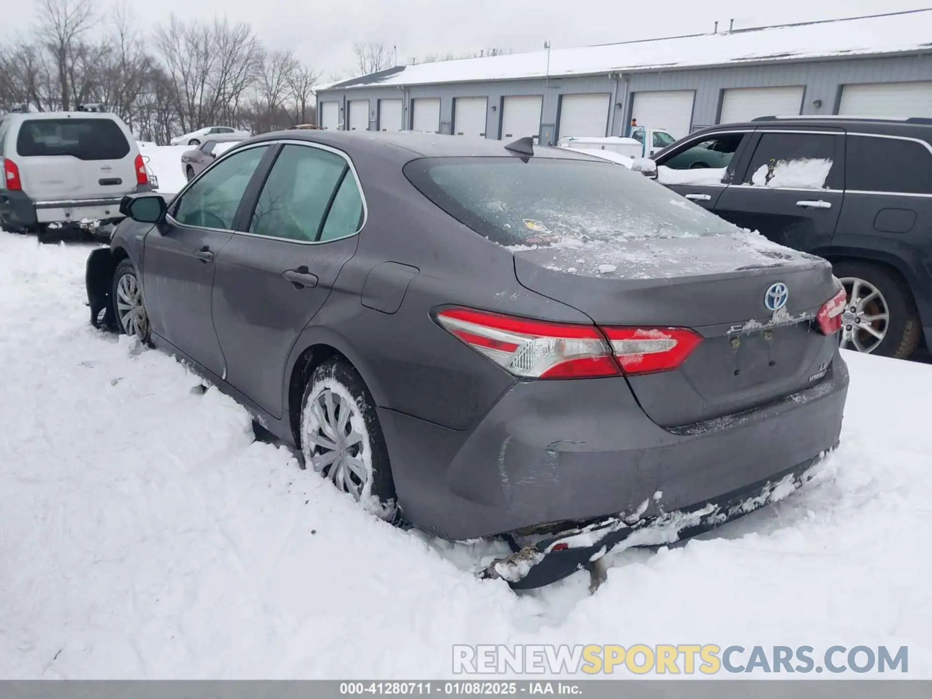 3 fotografías del automóvil dañado 4T1C31AK2LU527587 TOYOTA CAMRY 2020