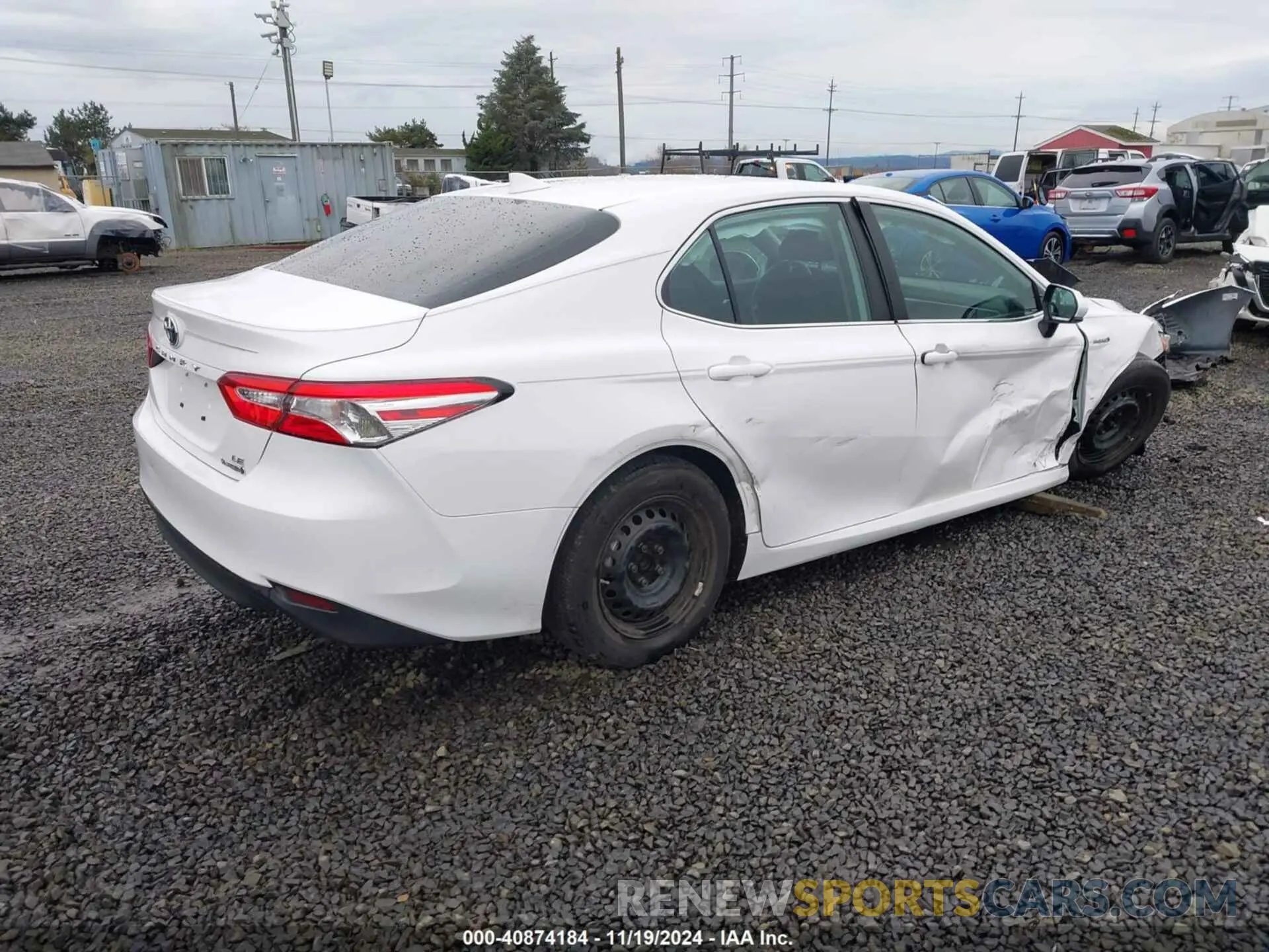 4 fotografías del automóvil dañado 4T1C31AK2LU539139 TOYOTA CAMRY 2020