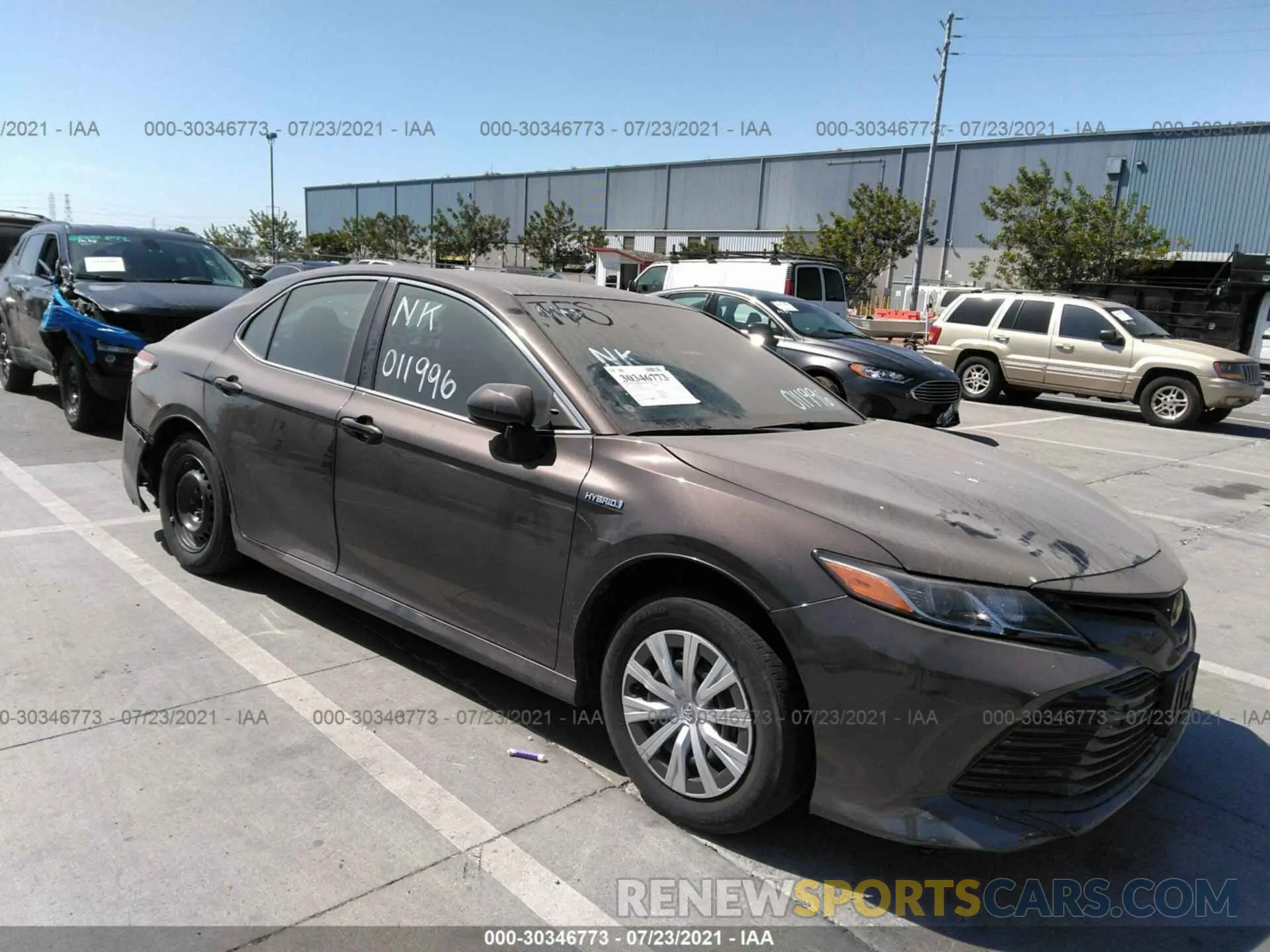 1 fotografías del automóvil dañado 4T1C31AK3LU011996 TOYOTA CAMRY 2020