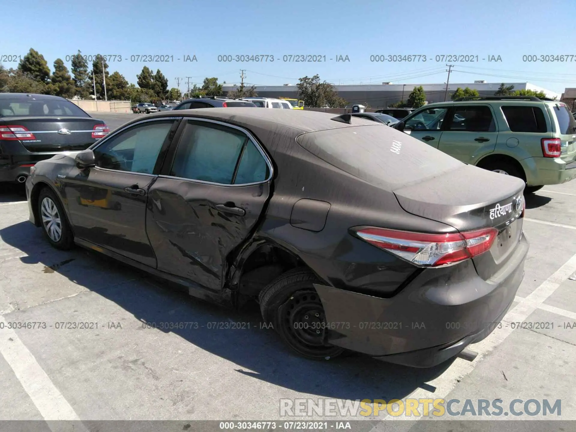 3 fotografías del automóvil dañado 4T1C31AK3LU011996 TOYOTA CAMRY 2020