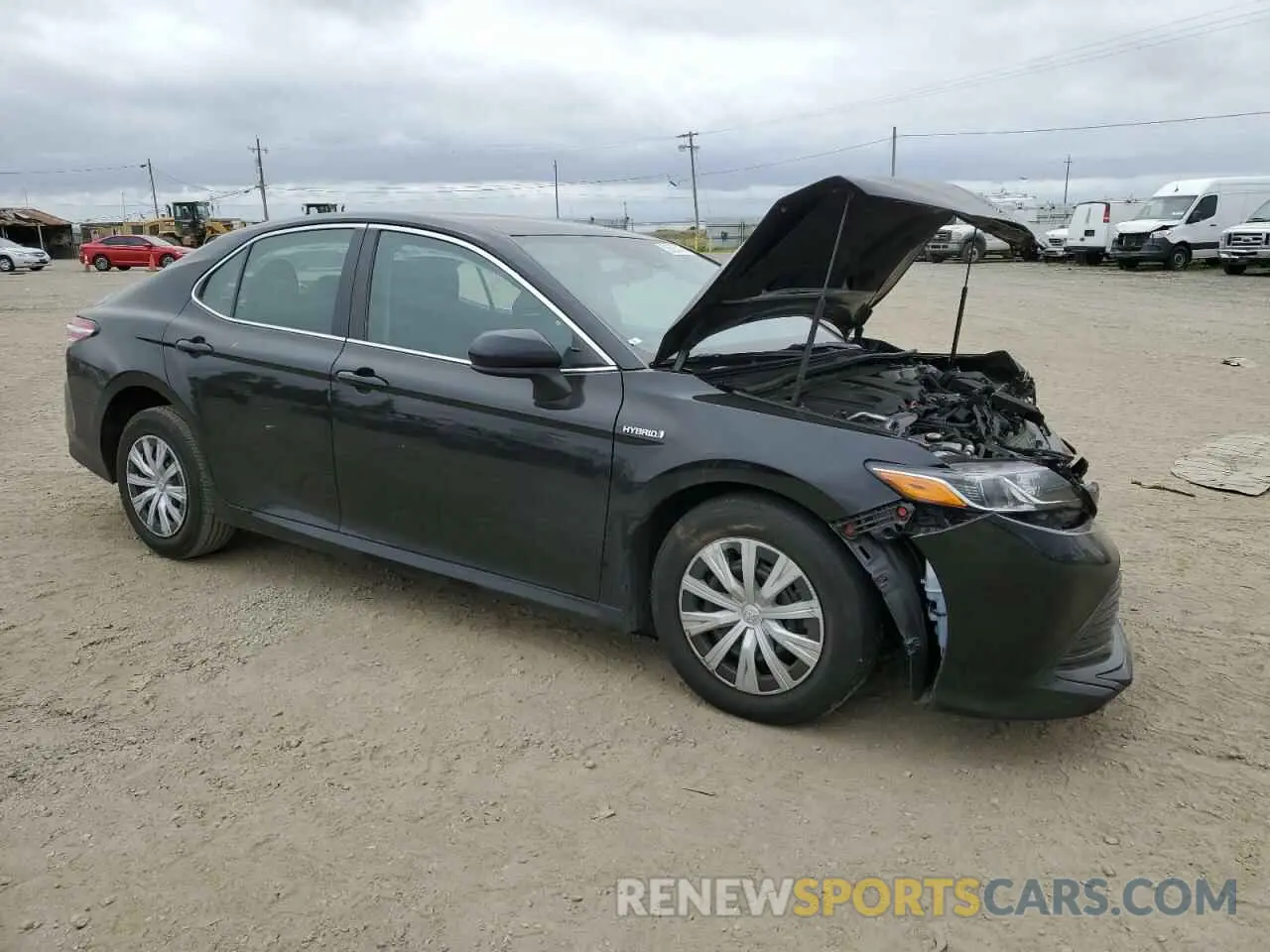 4 fotografías del automóvil dañado 4T1C31AK3LU018060 TOYOTA CAMRY 2020
