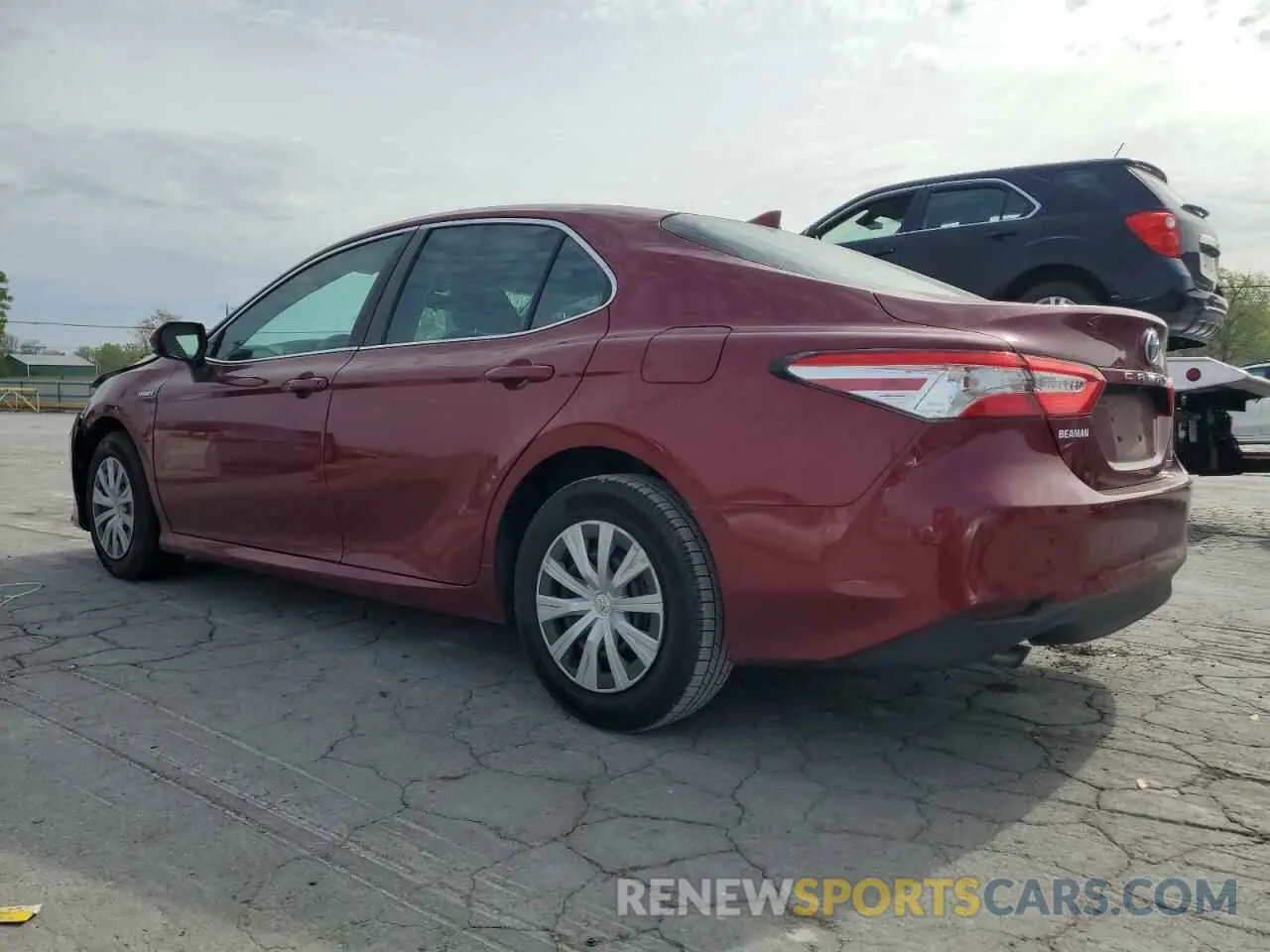 2 fotografías del automóvil dañado 4T1C31AK3LU529400 TOYOTA CAMRY 2020