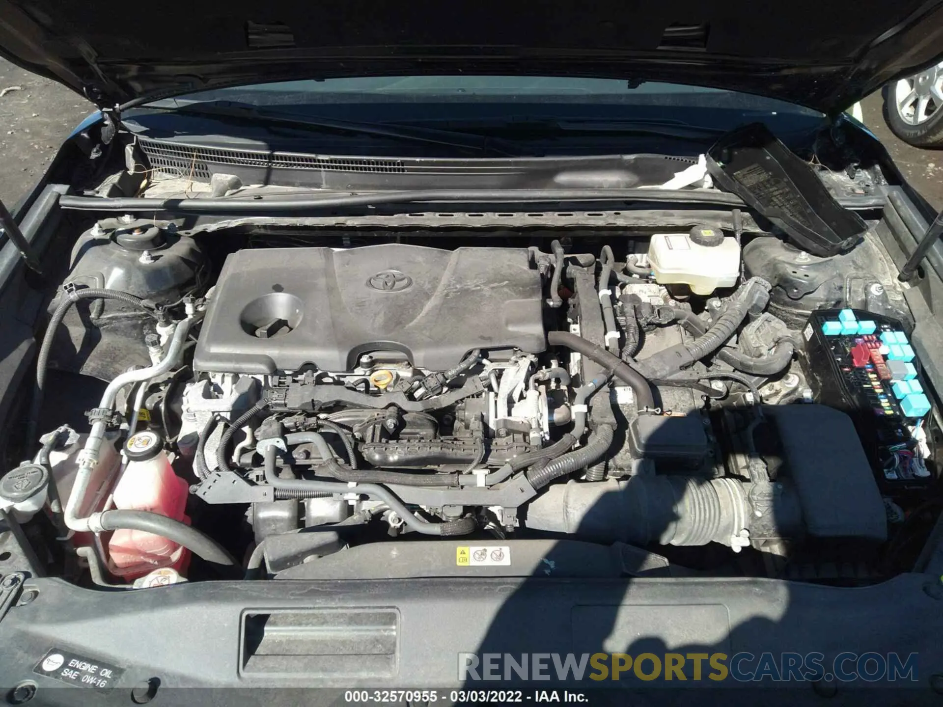 10 fotografías del automóvil dañado 4T1C31AK3LU529459 TOYOTA CAMRY 2020