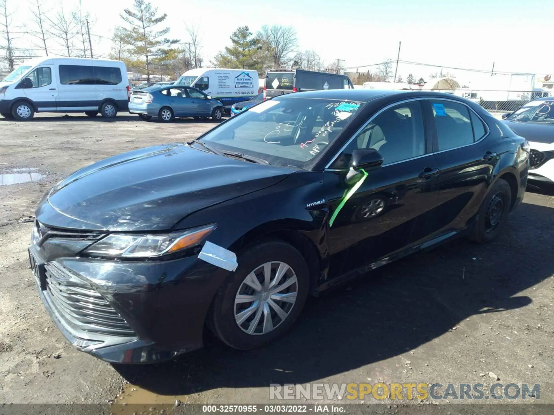 2 fotografías del automóvil dañado 4T1C31AK3LU529459 TOYOTA CAMRY 2020