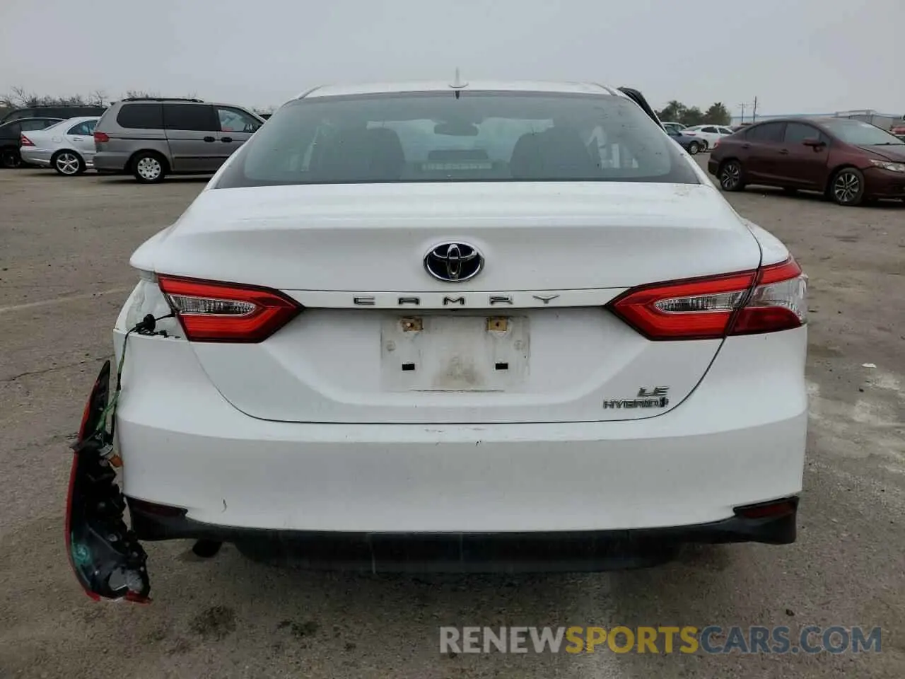 6 fotografías del automóvil dañado 4T1C31AK4LU518180 TOYOTA CAMRY 2020