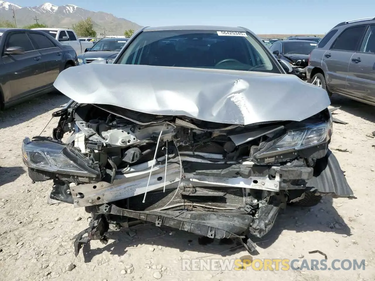 5 fotografías del automóvil dañado 4T1C31AK5LU013362 TOYOTA CAMRY 2020