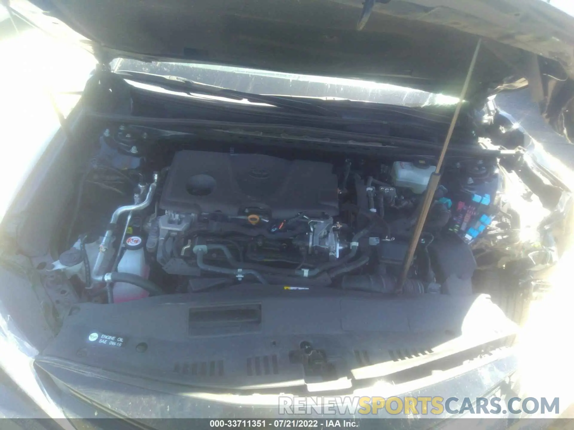 10 fotografías del automóvil dañado 4T1C31AK5LU017170 TOYOTA CAMRY 2020