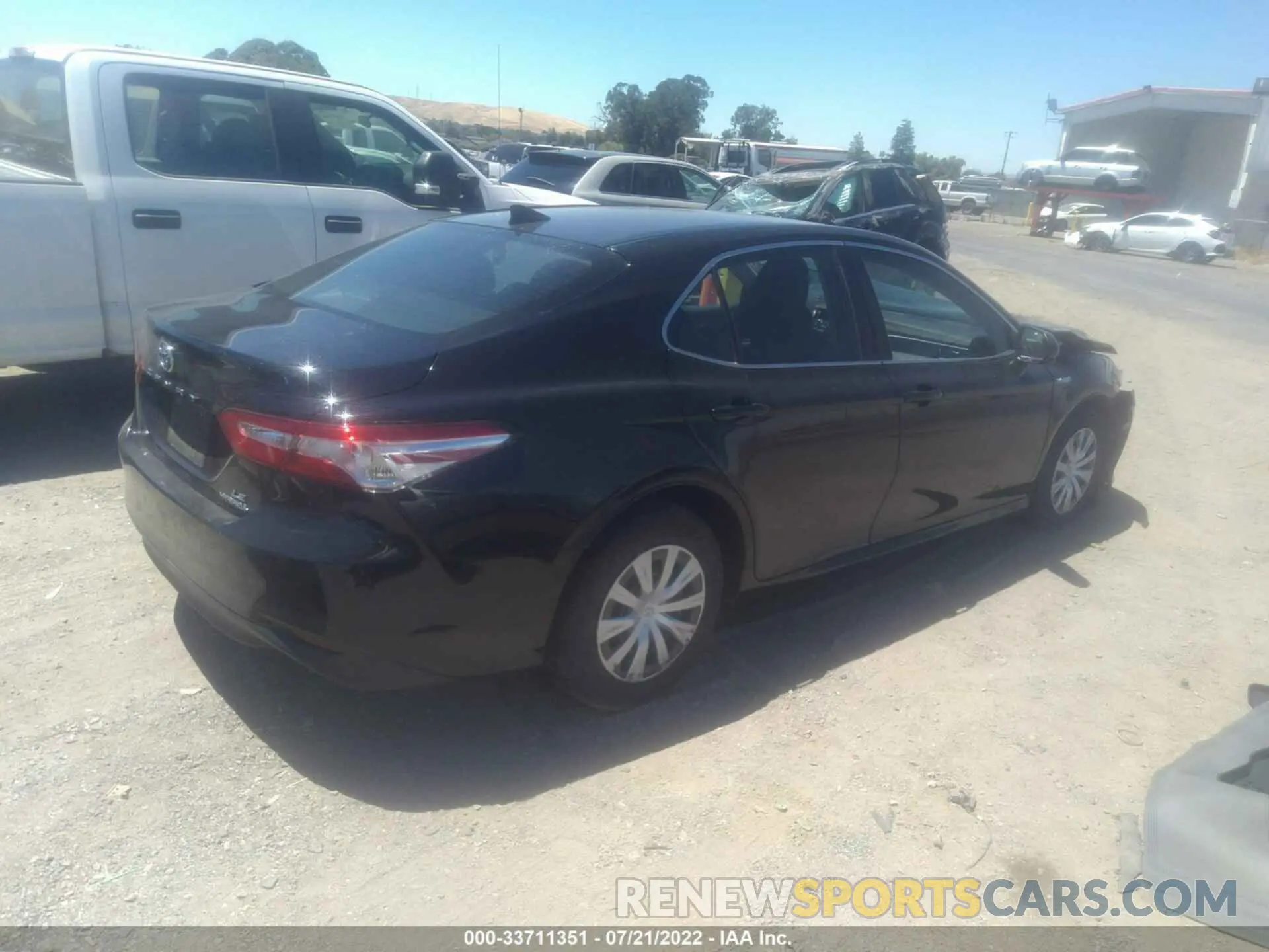 4 fotografías del automóvil dañado 4T1C31AK5LU017170 TOYOTA CAMRY 2020