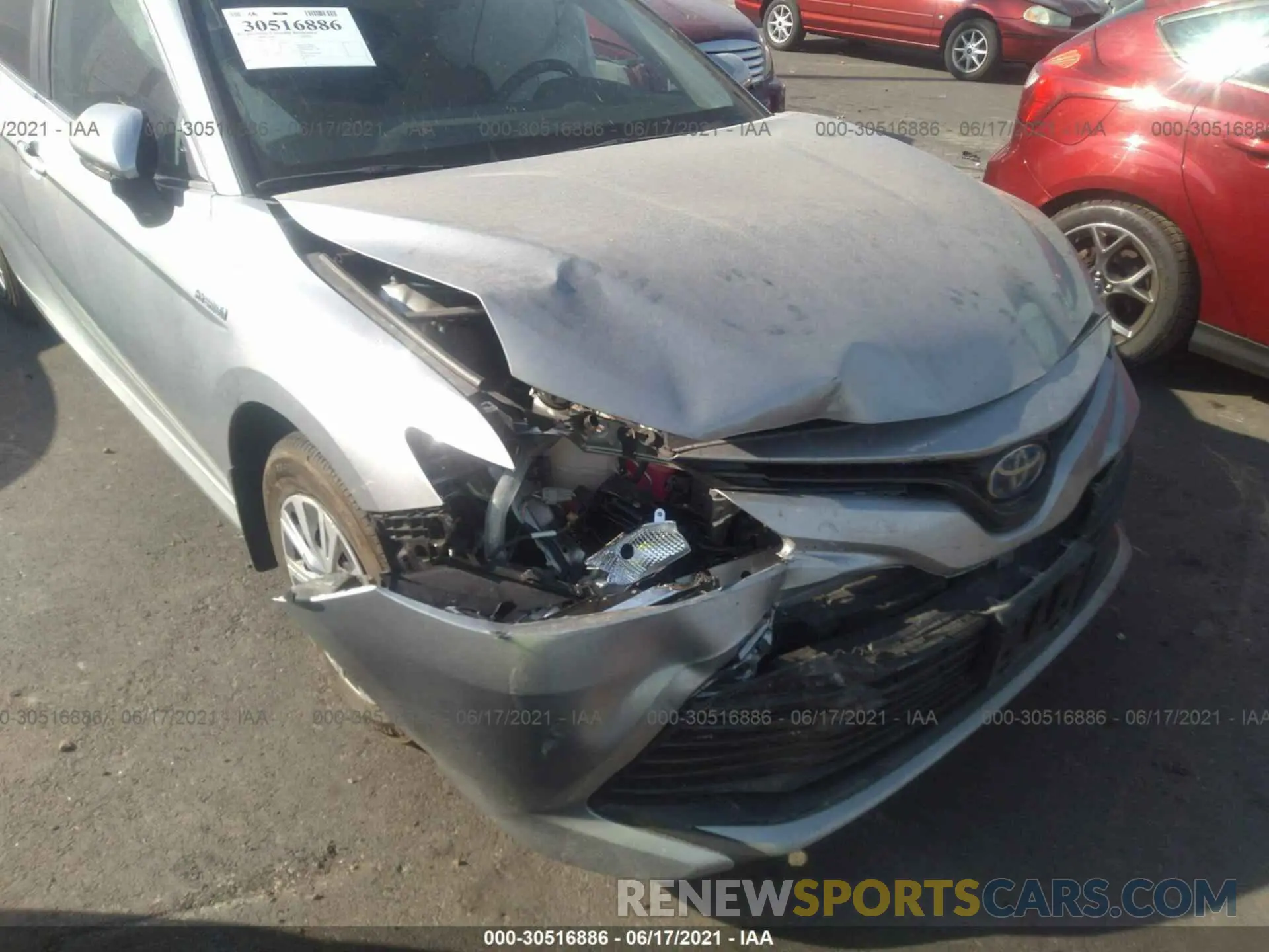 6 fotografías del automóvil dañado 4T1C31AK5LU519953 TOYOTA CAMRY 2020