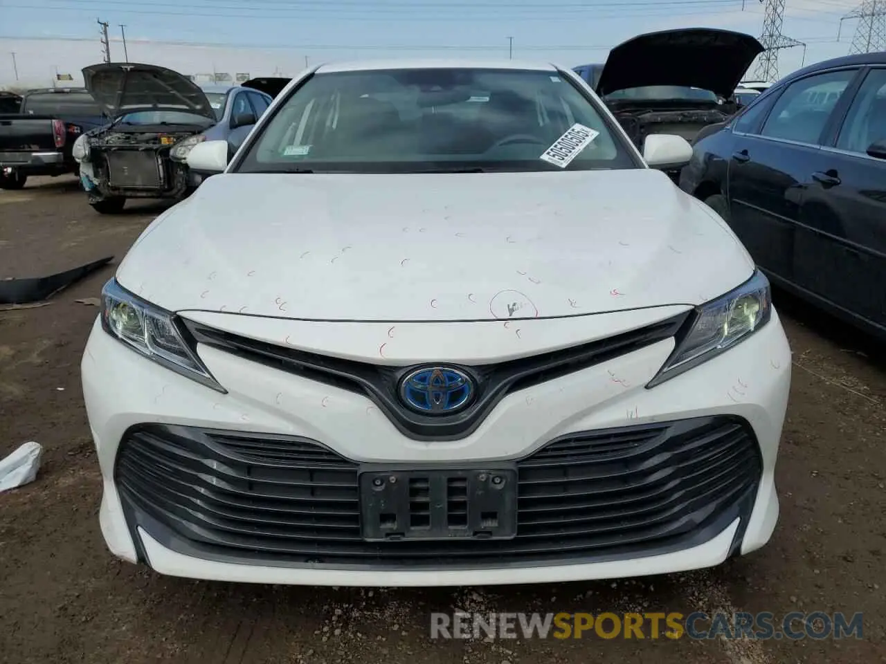 5 fotografías del automóvil dañado 4T1C31AK7LU019454 TOYOTA CAMRY 2020