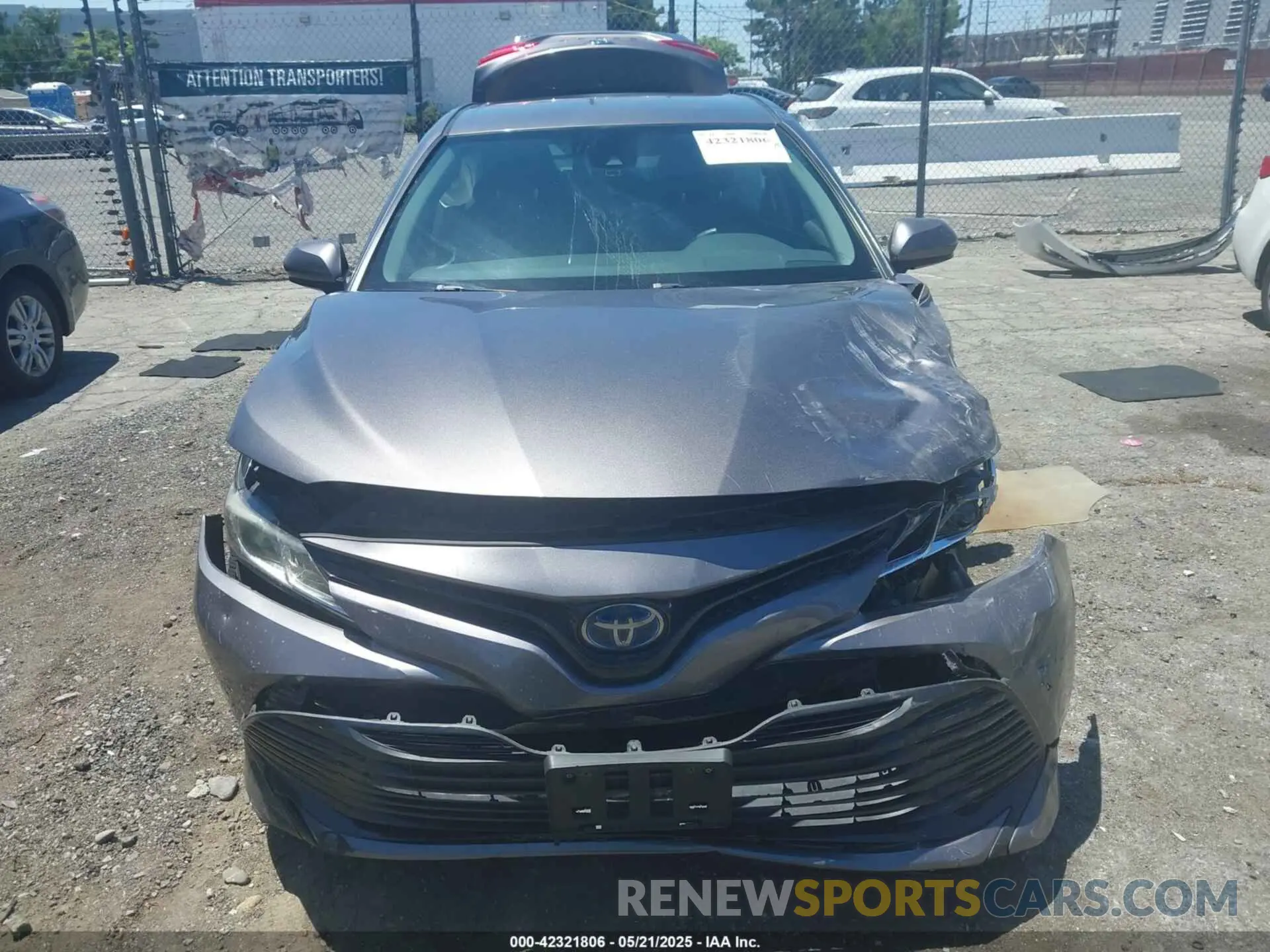 6 fotografías del automóvil dañado 4T1C31AK8LU528758 TOYOTA CAMRY 2020