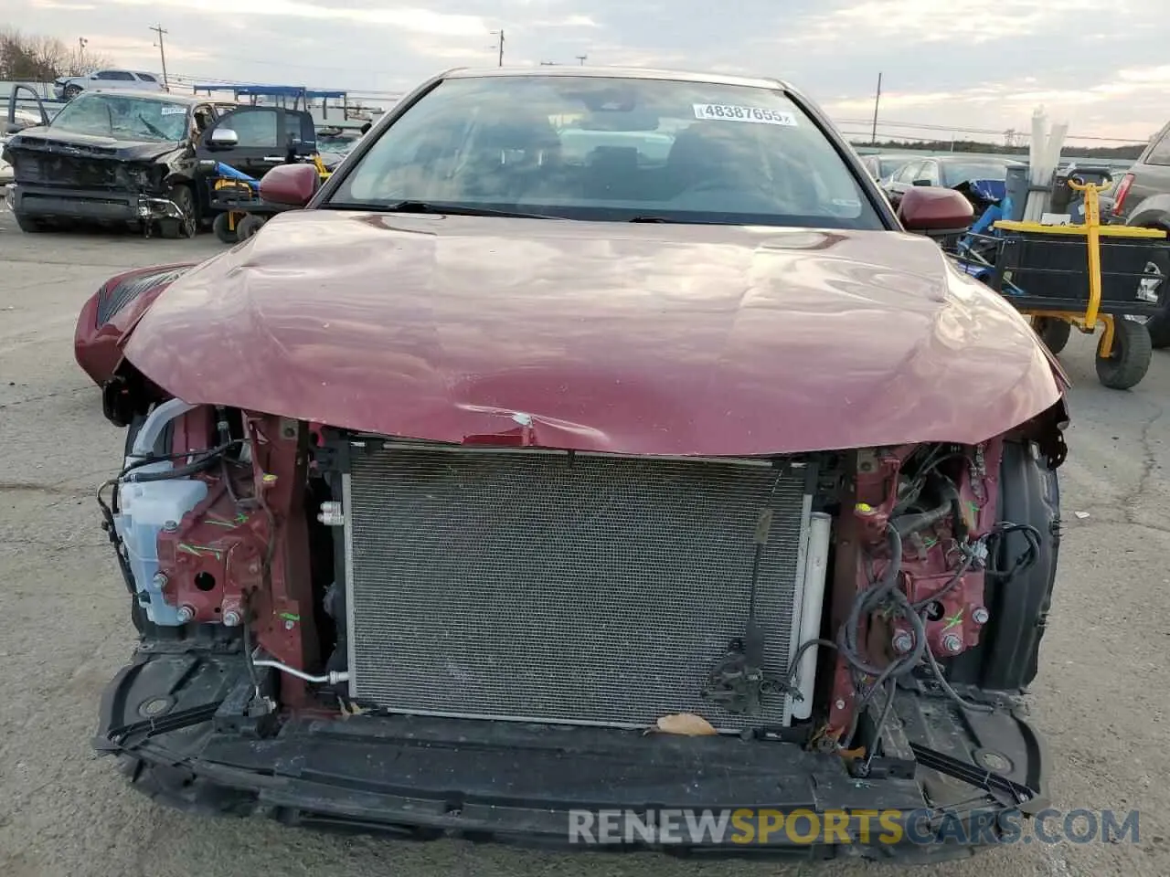 5 fotografías del automóvil dañado 4T1C31AK9LU519633 TOYOTA CAMRY 2020