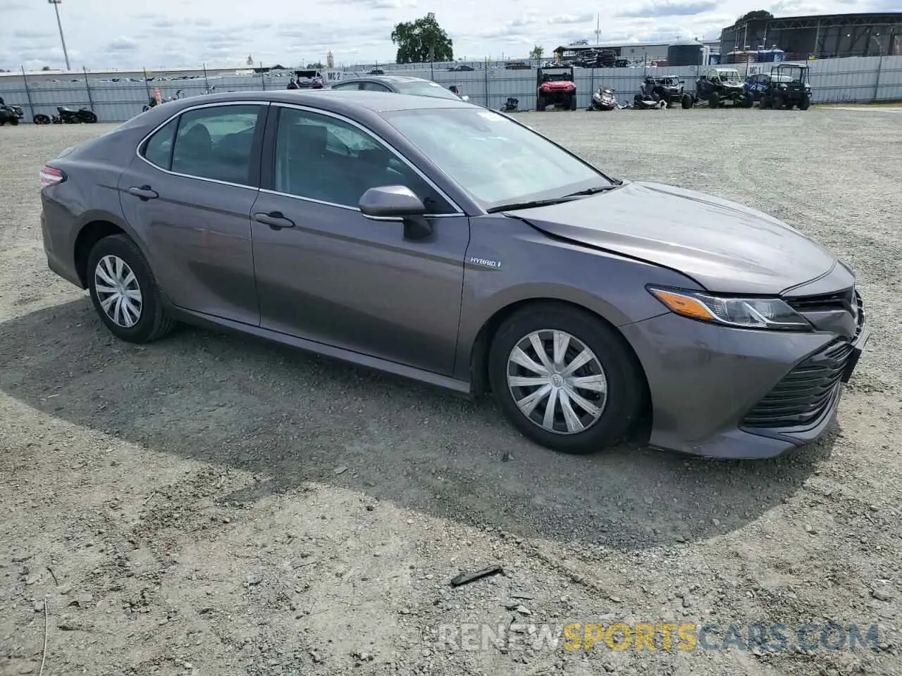 4 fotografías del automóvil dañado 4T1E31AK4LU532041 TOYOTA CAMRY 2020