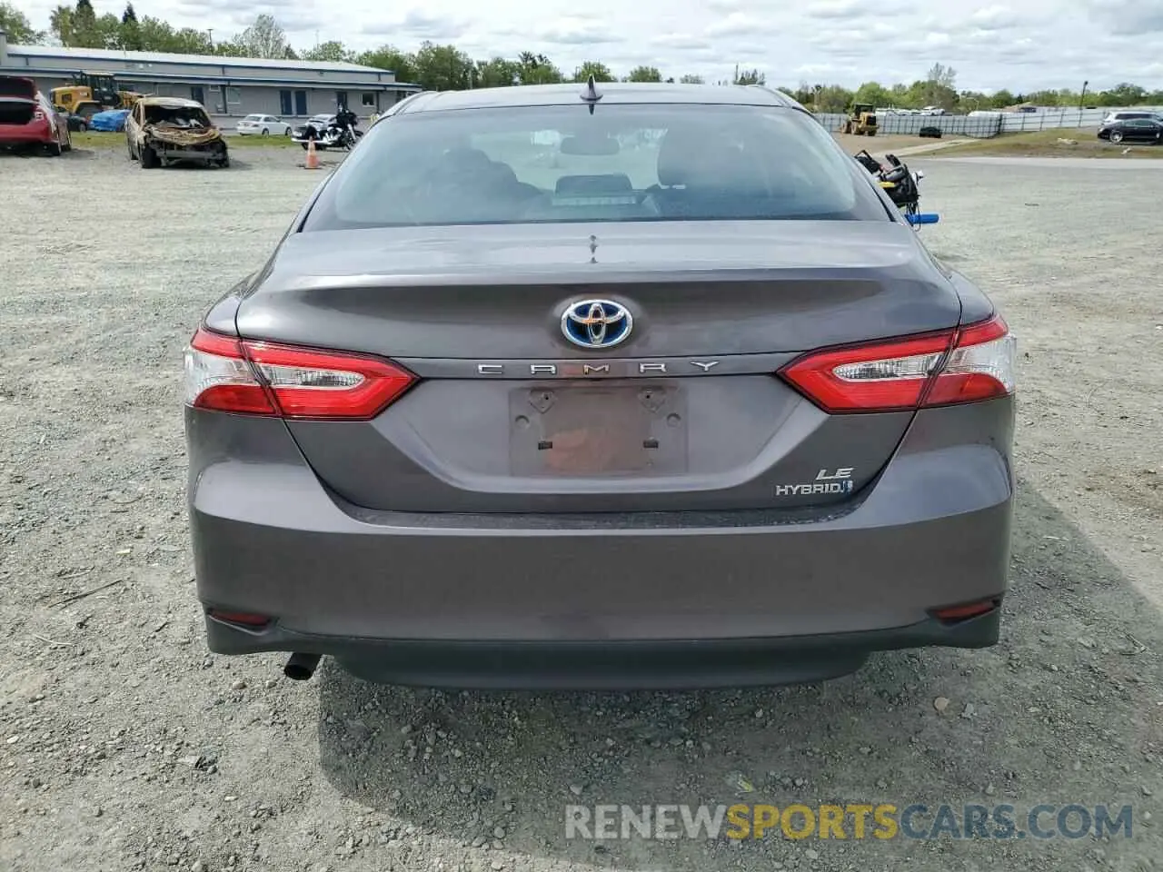 6 fotografías del automóvil dañado 4T1E31AK4LU532041 TOYOTA CAMRY 2020