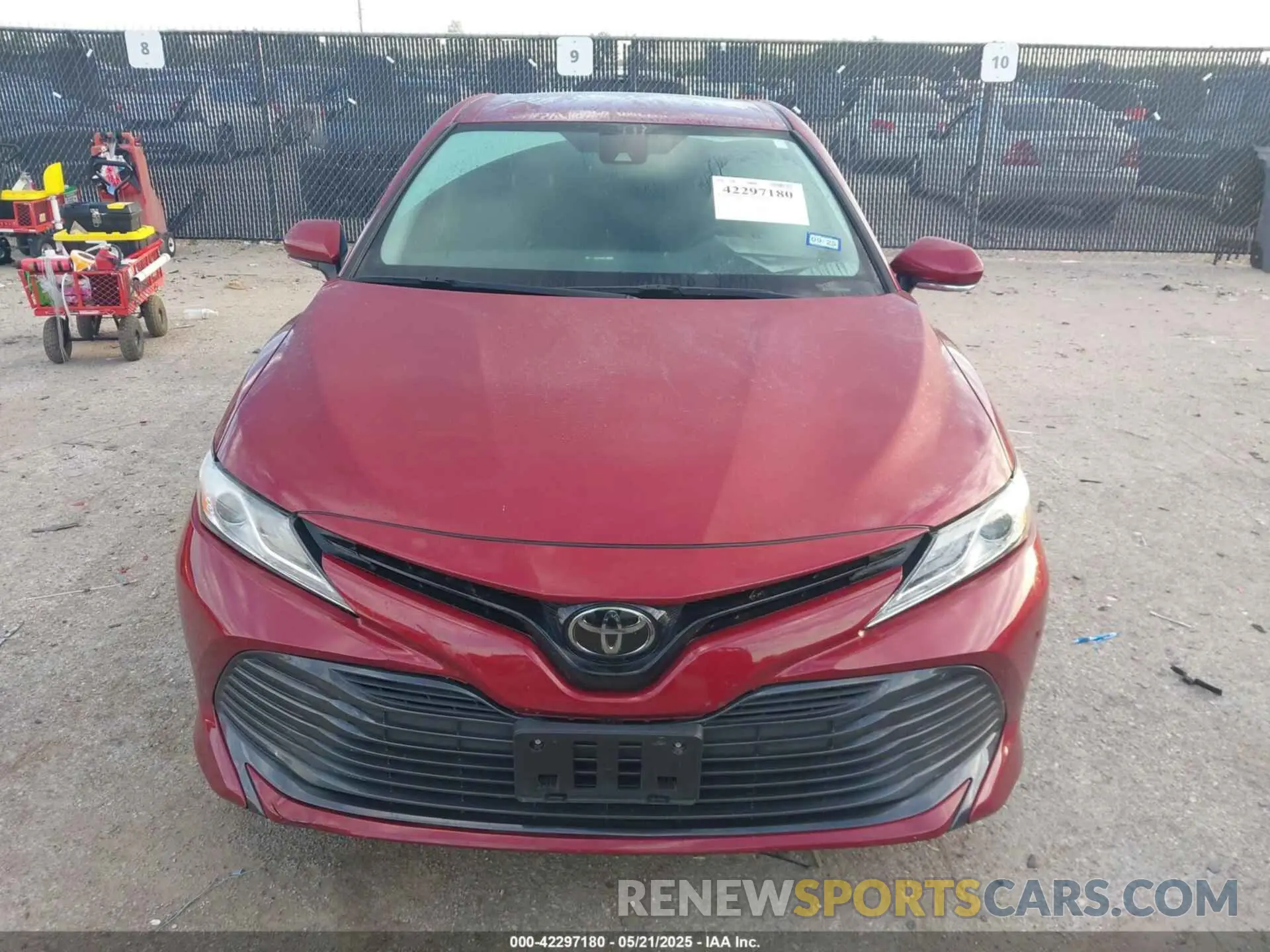 12 fotografías del automóvil dañado 4T1F11AK0LU388143 TOYOTA CAMRY 2020
