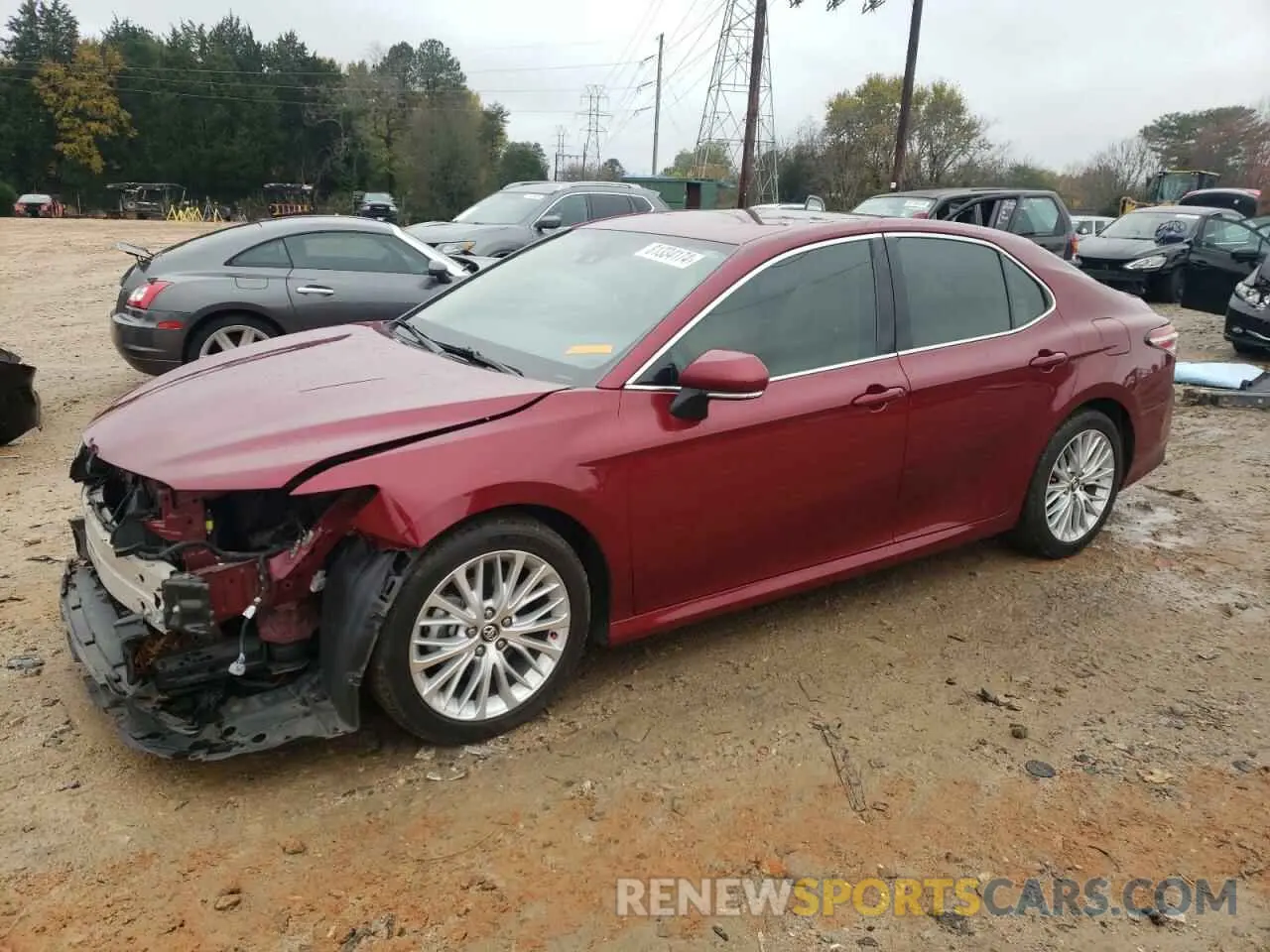 1 fotografías del automóvil dañado 4T1F11AK0LU882342 TOYOTA CAMRY 2020