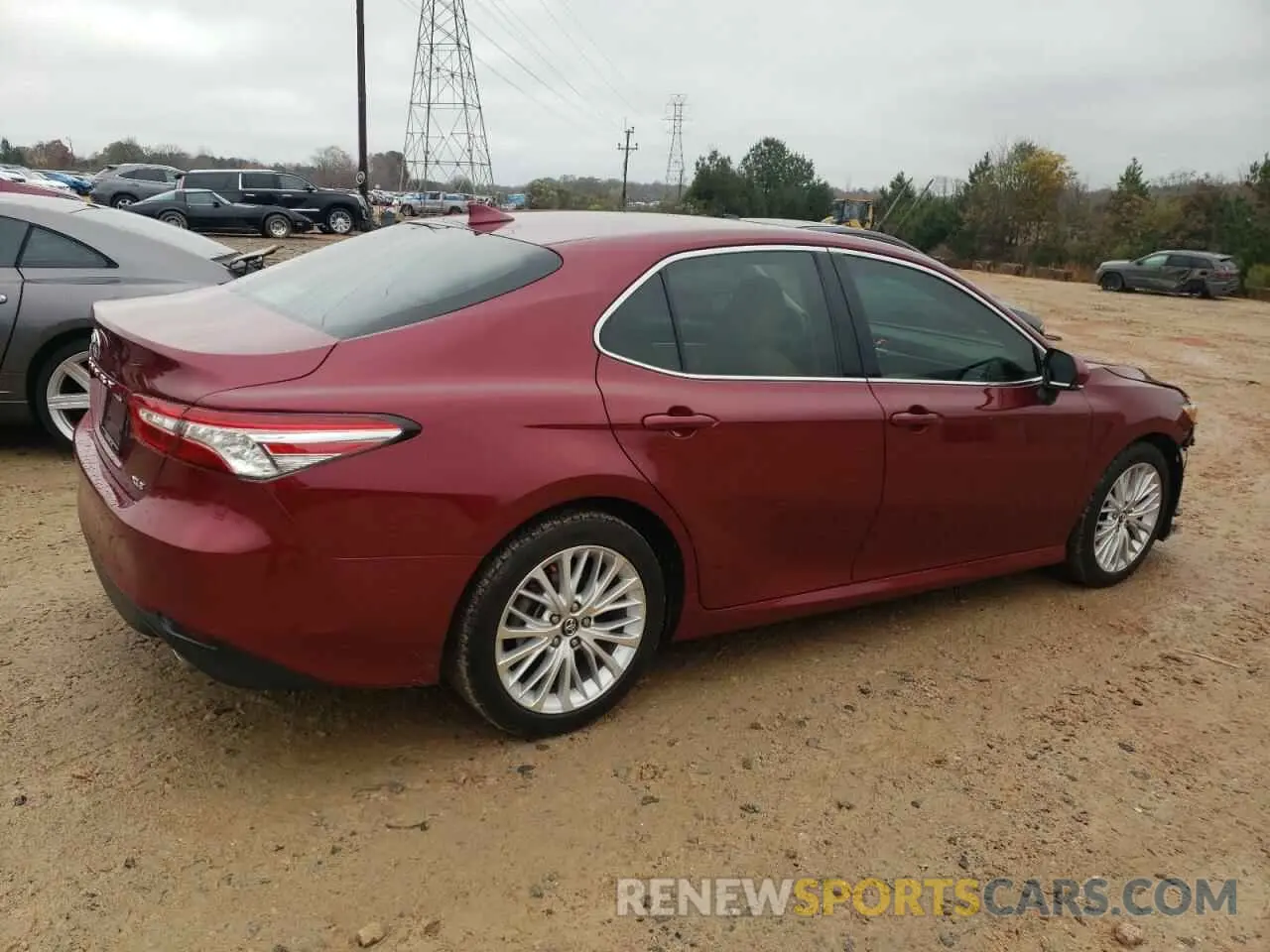 3 fotografías del automóvil dañado 4T1F11AK0LU882342 TOYOTA CAMRY 2020