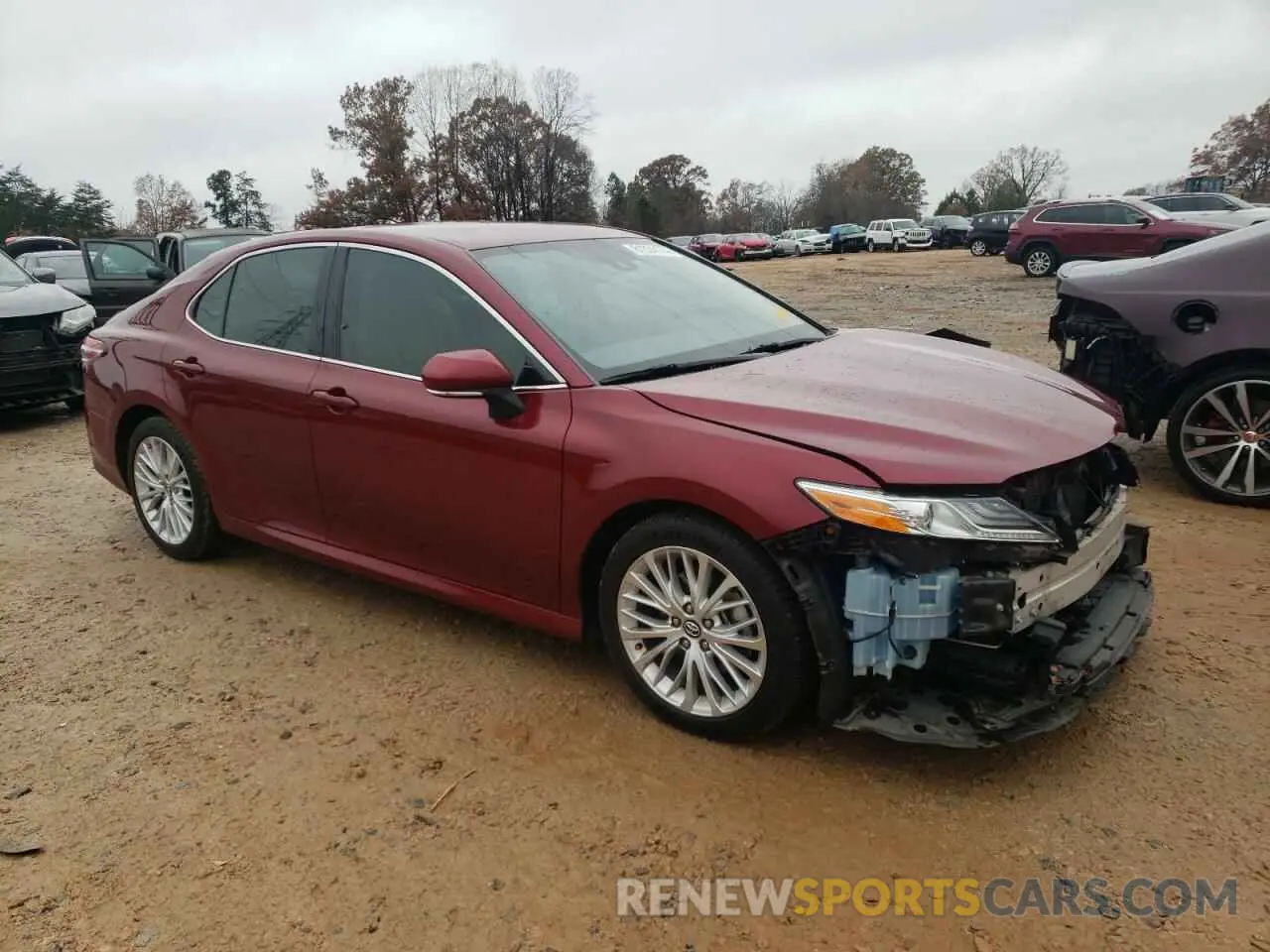 4 fotografías del automóvil dañado 4T1F11AK0LU882342 TOYOTA CAMRY 2020