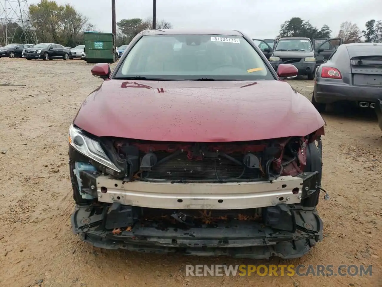 5 fotografías del automóvil dañado 4T1F11AK0LU882342 TOYOTA CAMRY 2020