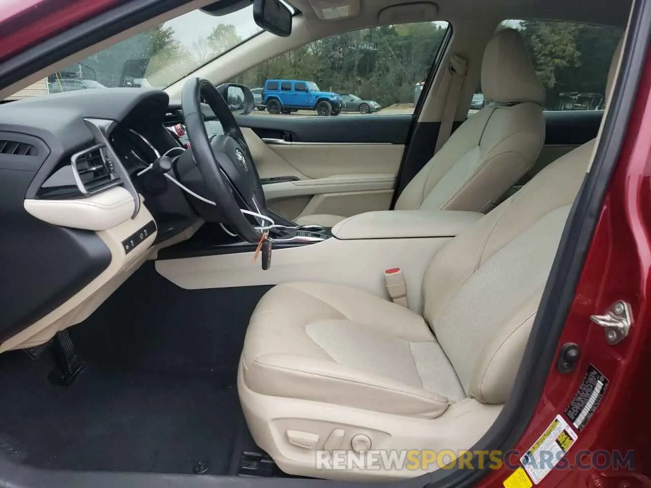 7 fotografías del automóvil dañado 4T1F11AK0LU882342 TOYOTA CAMRY 2020