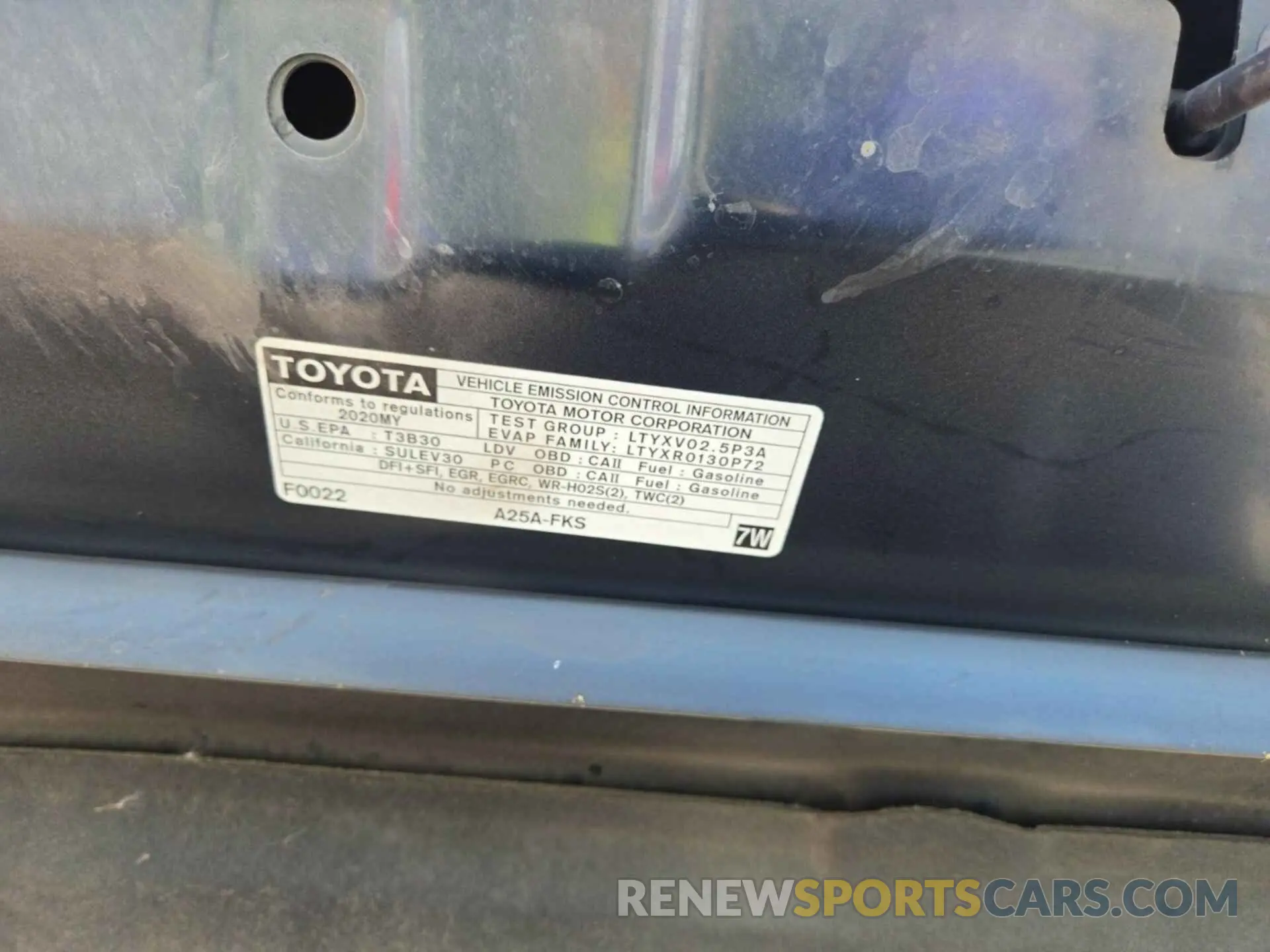 6 fotografías del automóvil dañado 4T1F11AK1LU857756 TOYOTA CAMRY 2020