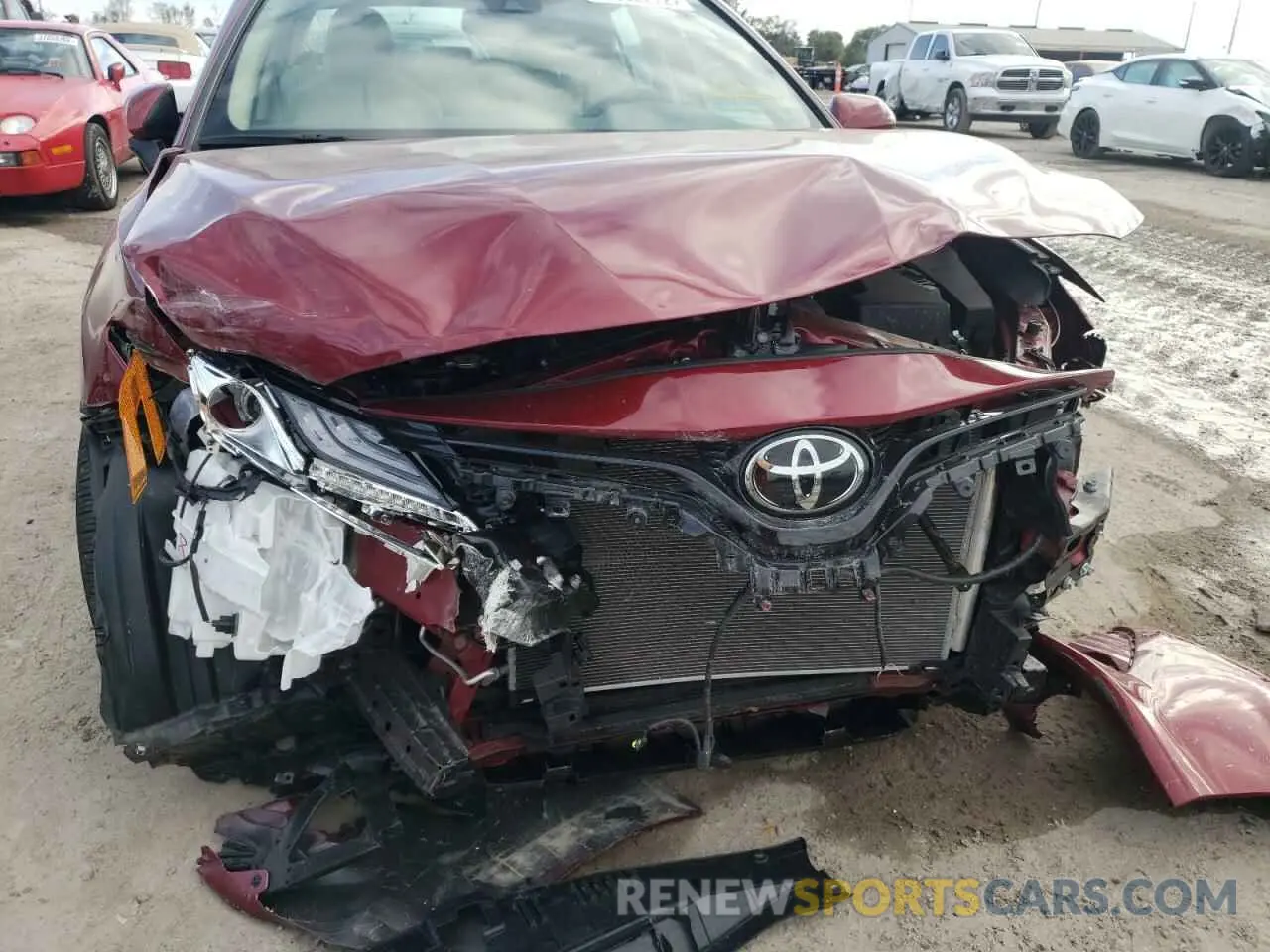 9 fotografías del automóvil dañado 4T1F11AK3LU970821 TOYOTA CAMRY 2020