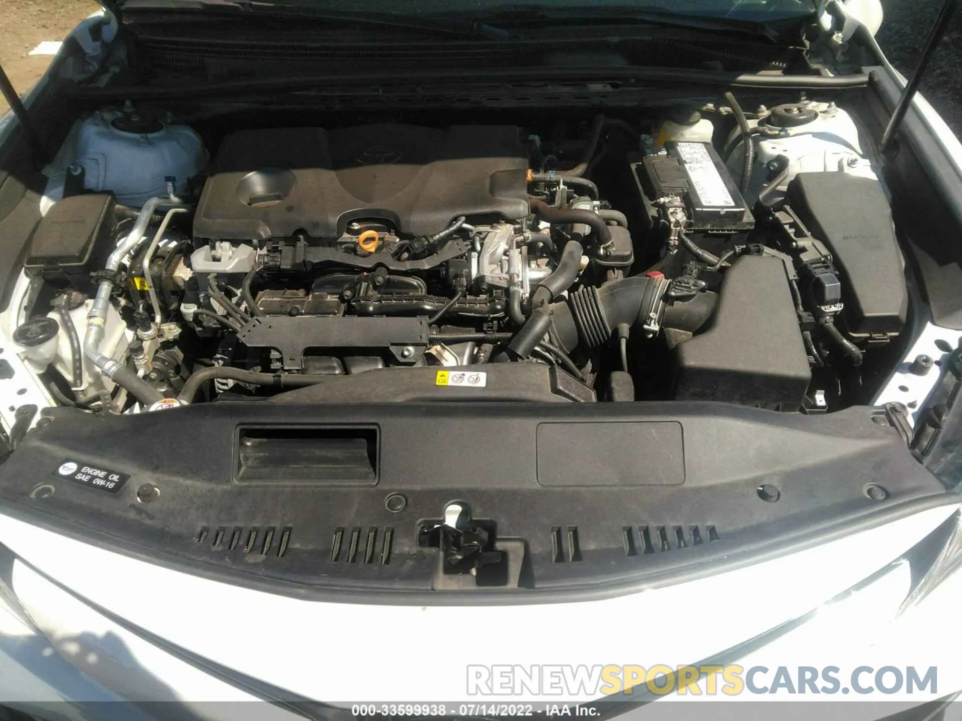 10 fotografías del automóvil dañado 4T1F11AK7LU942455 TOYOTA CAMRY 2020