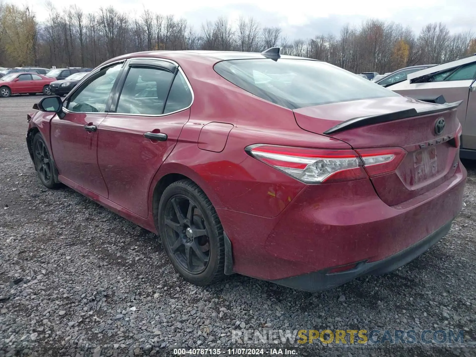3 fotografías del automóvil dañado 4T1F11AK8LU959796 TOYOTA CAMRY 2020