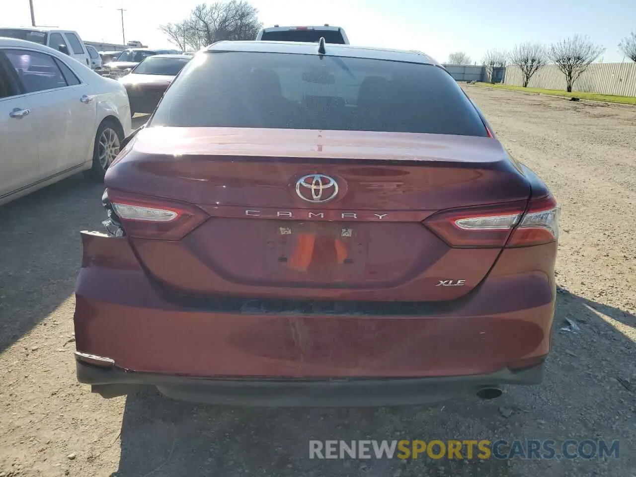 6 fotografías del automóvil dañado 4T1F11AK9LU313005 TOYOTA CAMRY 2020