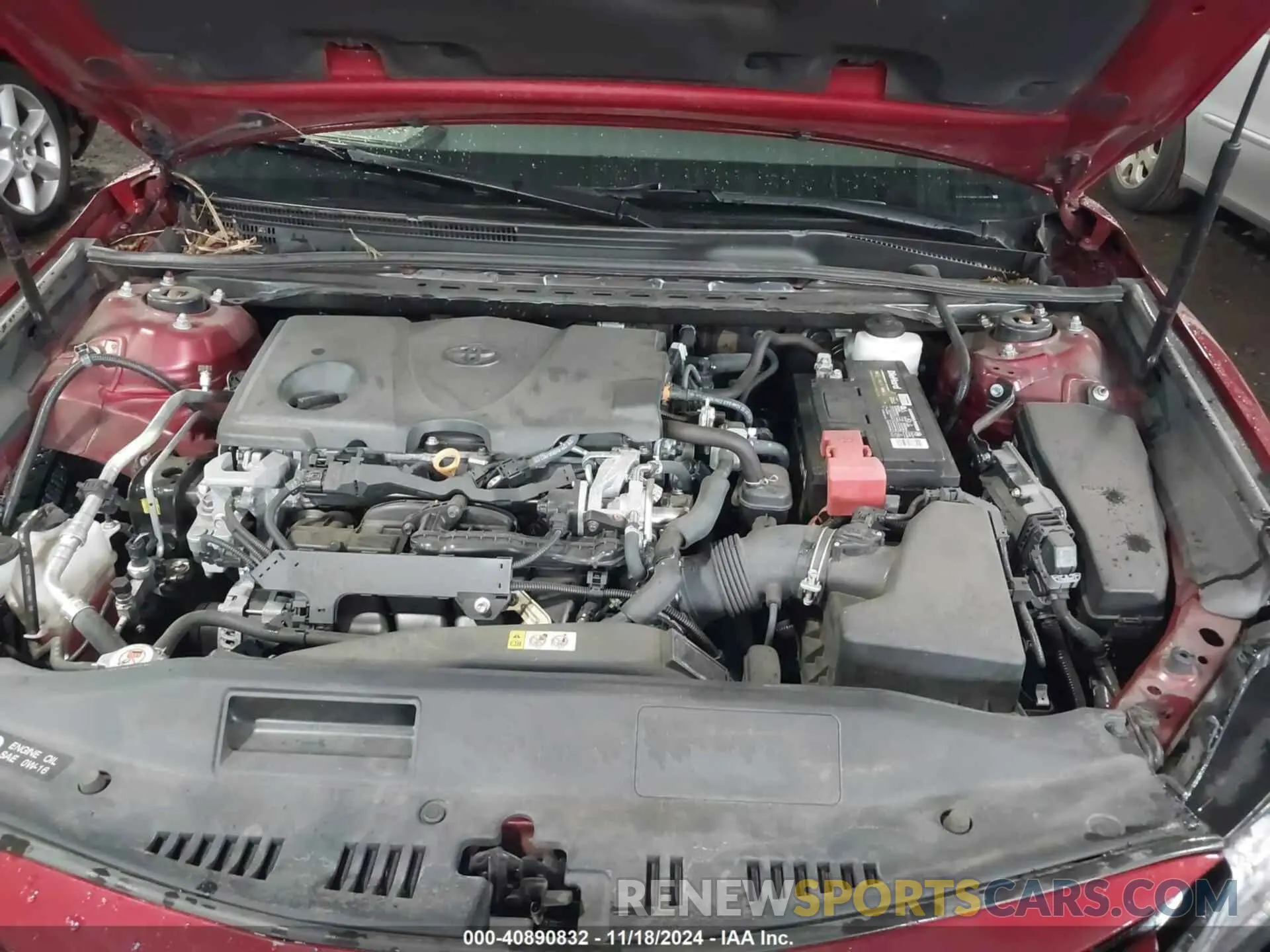 10 fotografías del automóvil dañado 4T1F11AKXLU919851 TOYOTA CAMRY 2020