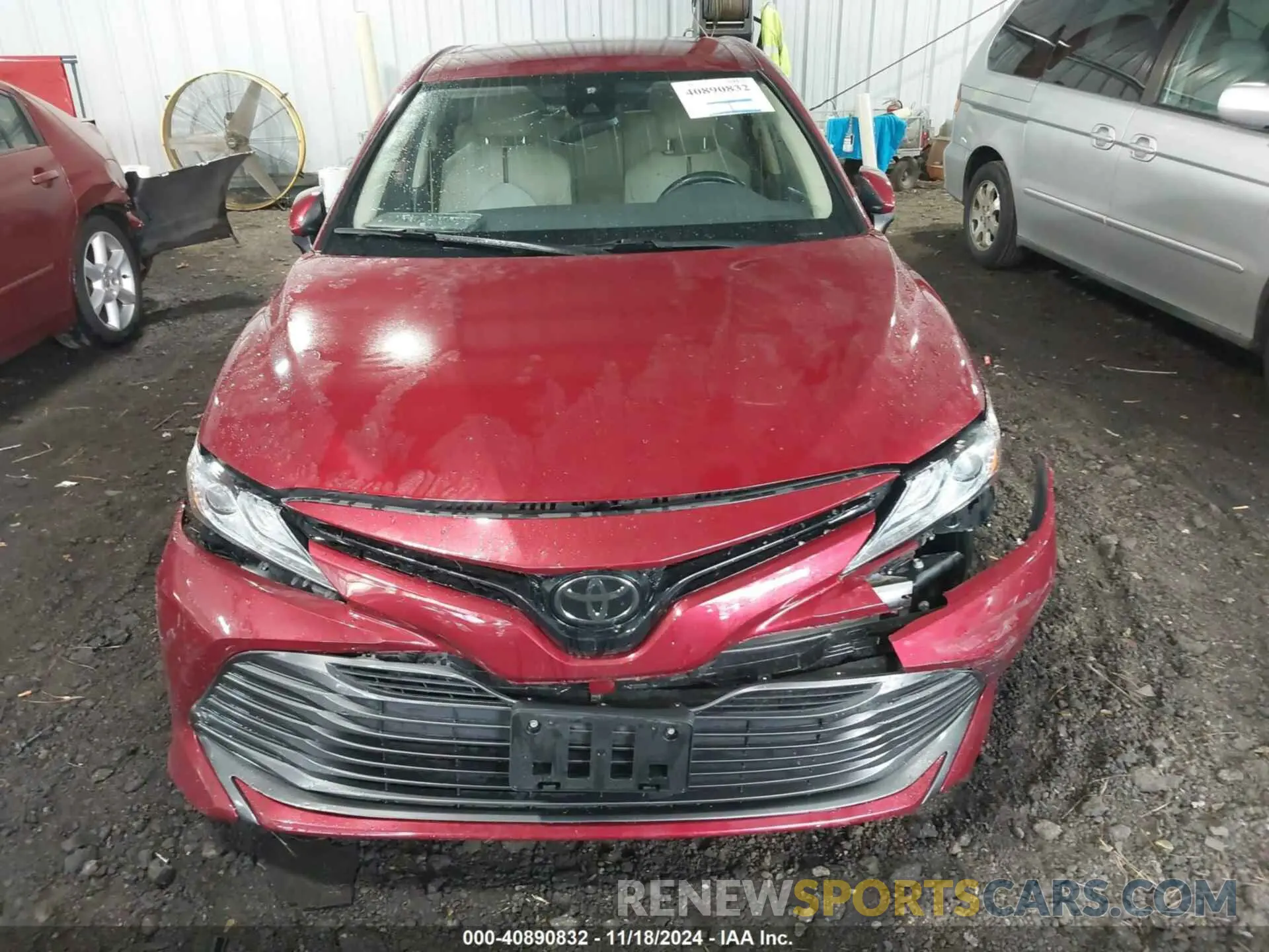 12 fotografías del automóvil dañado 4T1F11AKXLU919851 TOYOTA CAMRY 2020