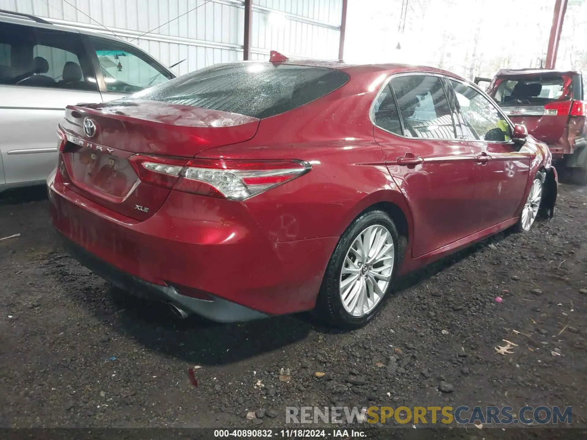 4 fotografías del automóvil dañado 4T1F11AKXLU919851 TOYOTA CAMRY 2020
