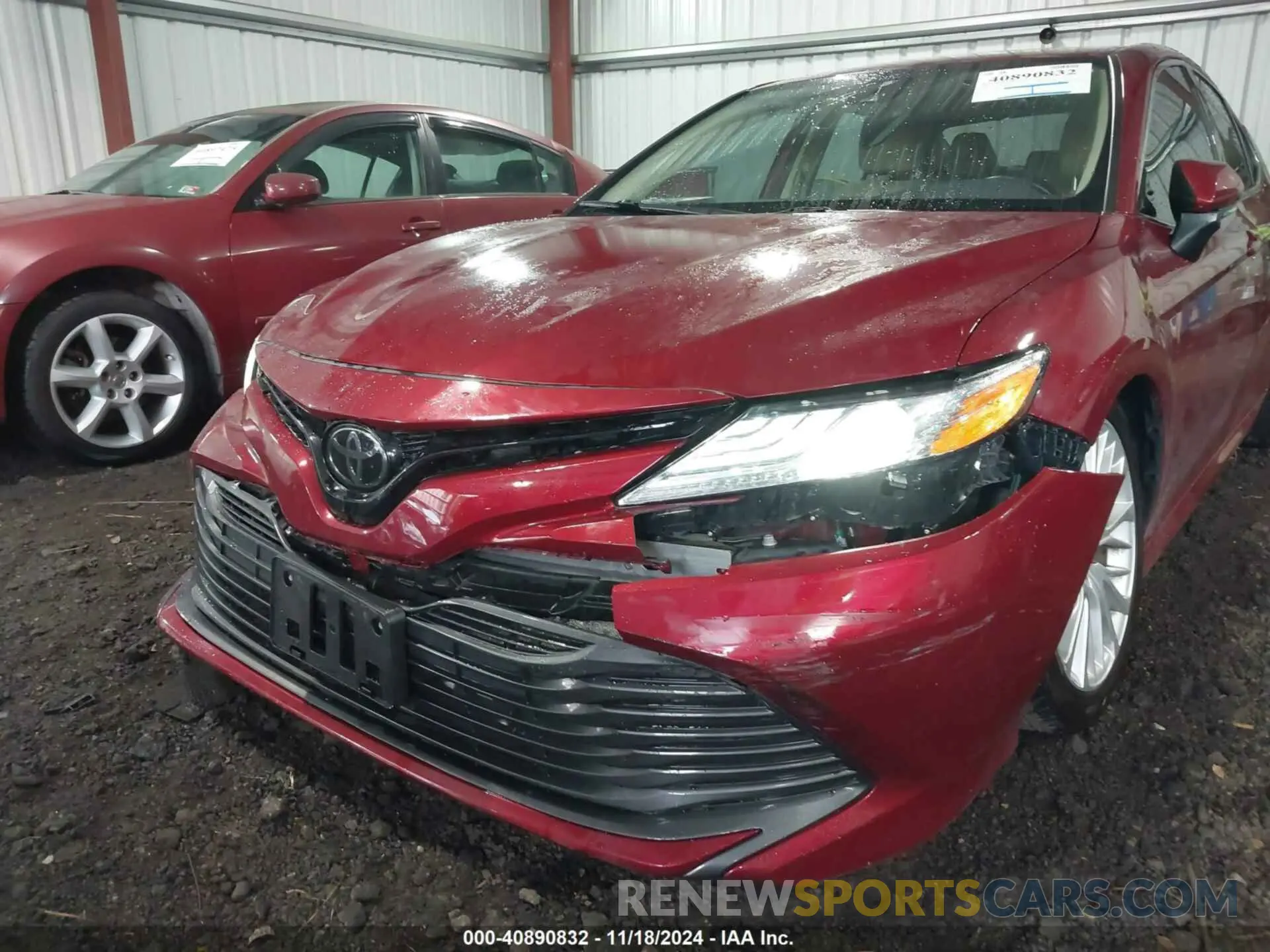 6 fotografías del automóvil dañado 4T1F11AKXLU919851 TOYOTA CAMRY 2020