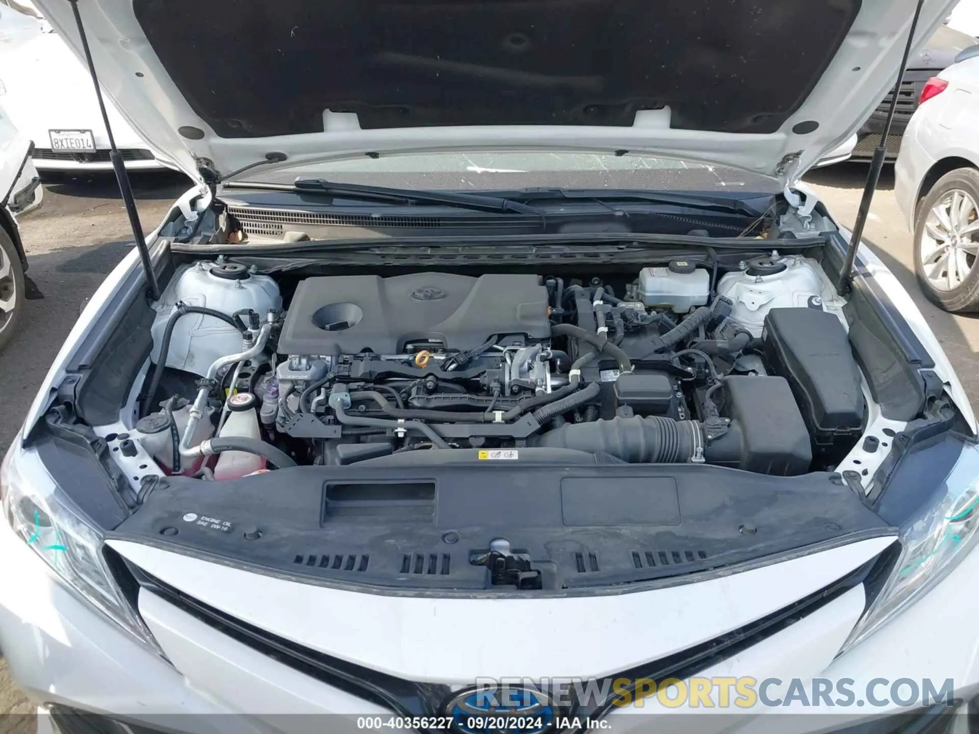 10 fotografías del automóvil dañado 4T1F31AK0LU542473 TOYOTA CAMRY 2020