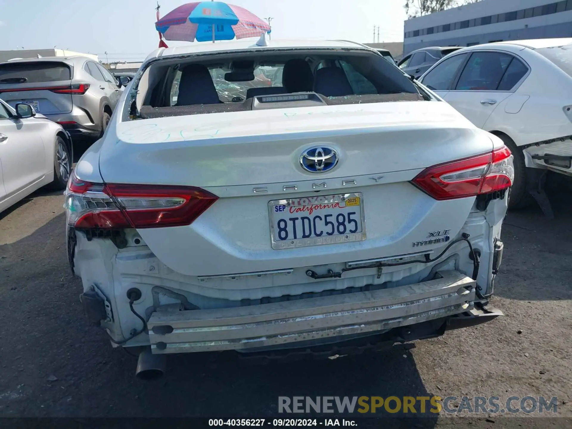 17 fotografías del automóvil dañado 4T1F31AK0LU542473 TOYOTA CAMRY 2020