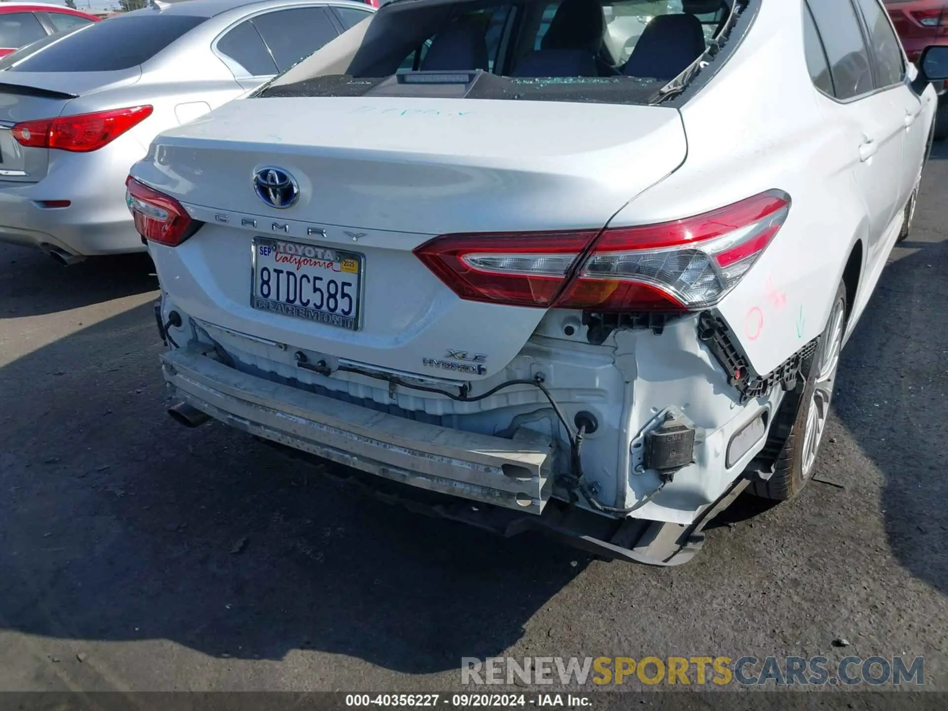 18 fotografías del automóvil dañado 4T1F31AK0LU542473 TOYOTA CAMRY 2020