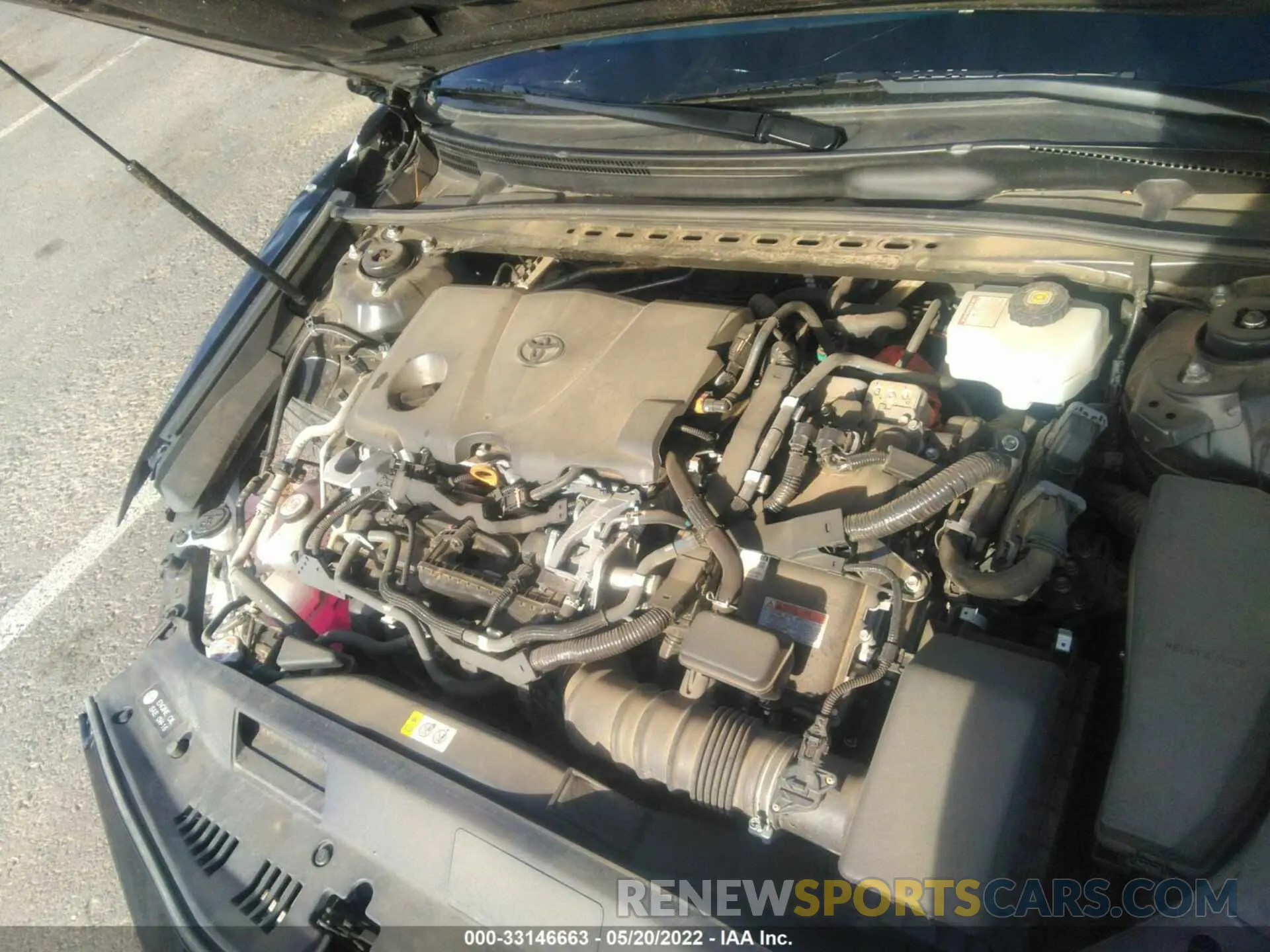 10 fotografías del automóvil dañado 4T1F31AK1LU015932 TOYOTA CAMRY 2020