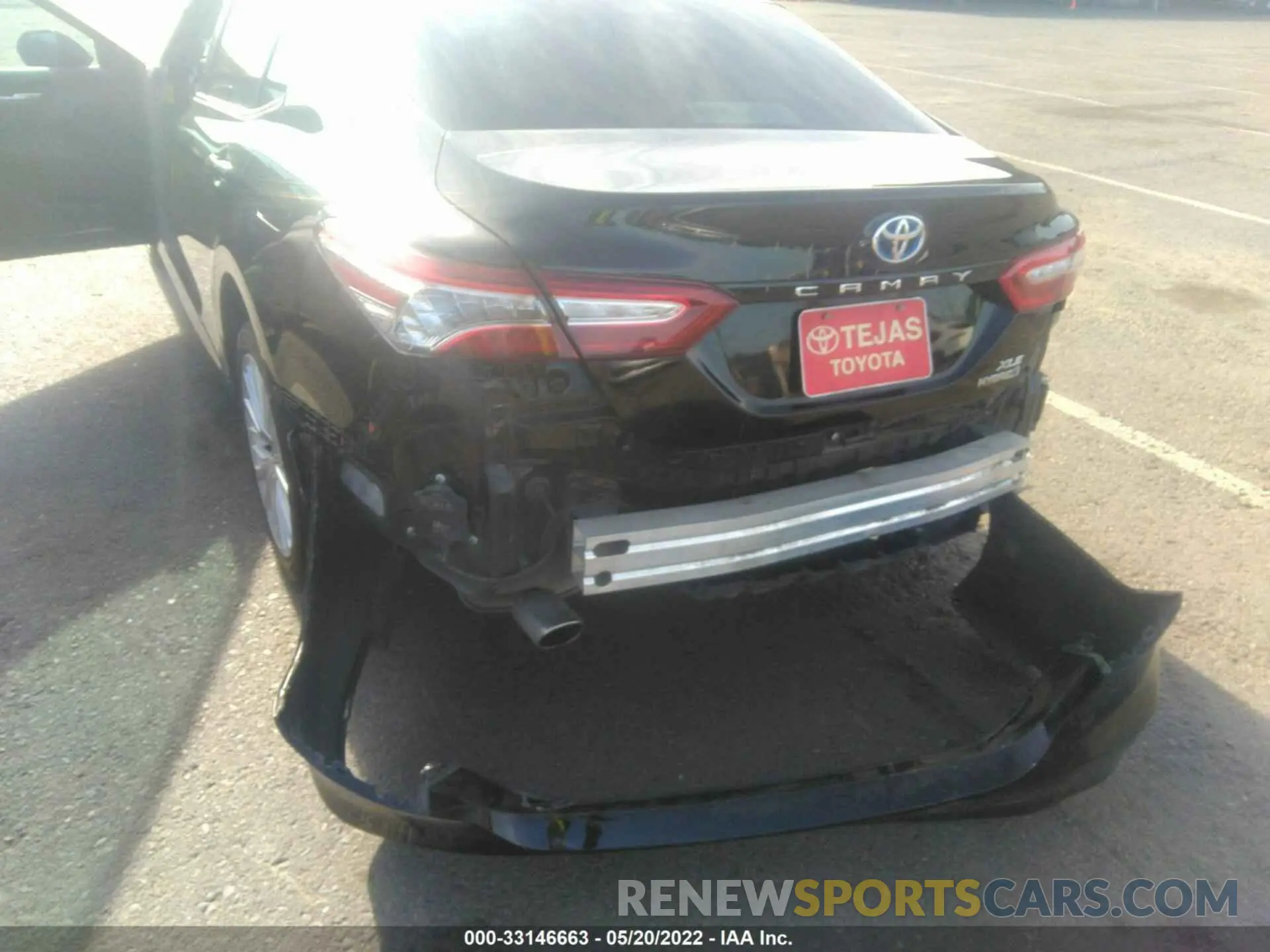6 fotografías del automóvil dañado 4T1F31AK1LU015932 TOYOTA CAMRY 2020
