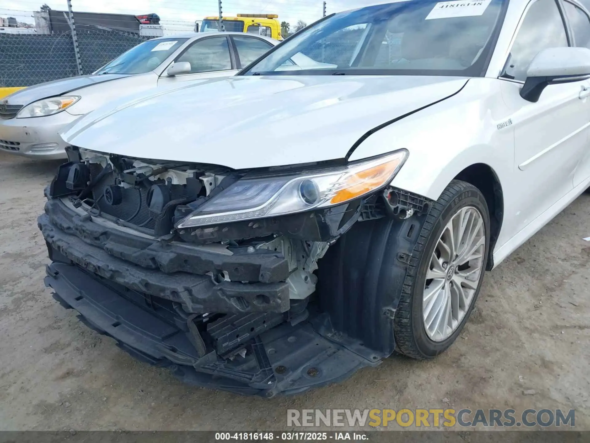 6 fotografías del automóvil dañado 4T1F31AK2LU014000 TOYOTA CAMRY 2020