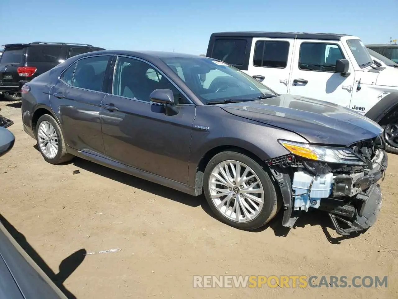 4 fotografías del automóvil dañado 4T1F31AK2LU532236 TOYOTA CAMRY 2020