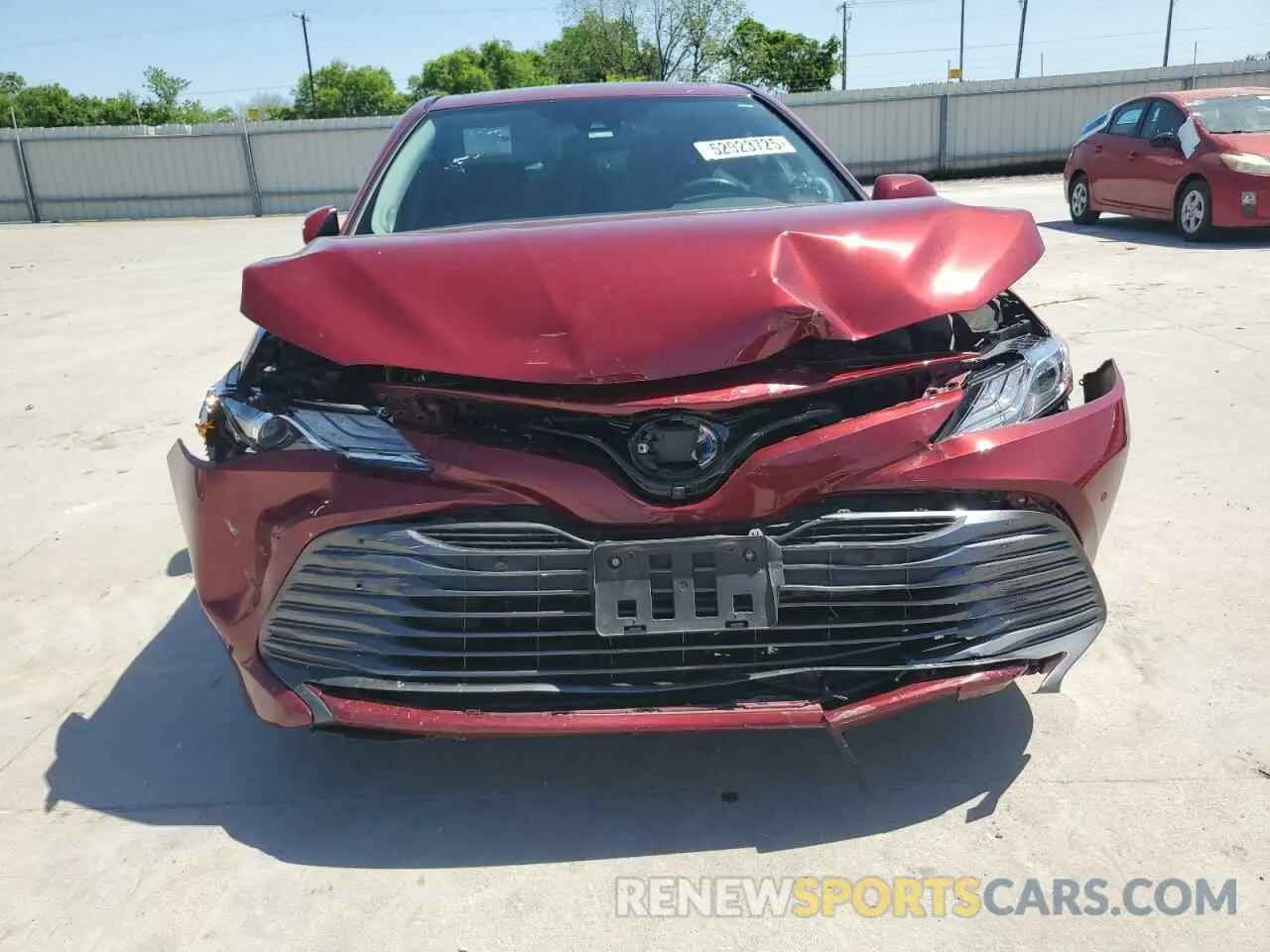 5 fotografías del automóvil dañado 4T1F31AK3LU012384 TOYOTA CAMRY 2020
